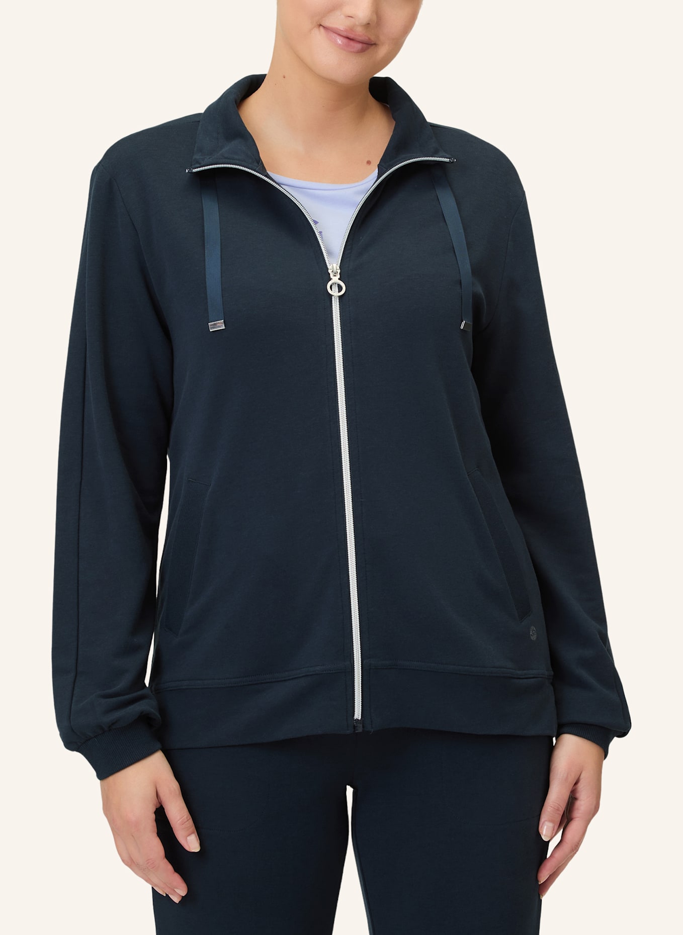 JOY sportswear Sweatjacke ELORA: BLAU