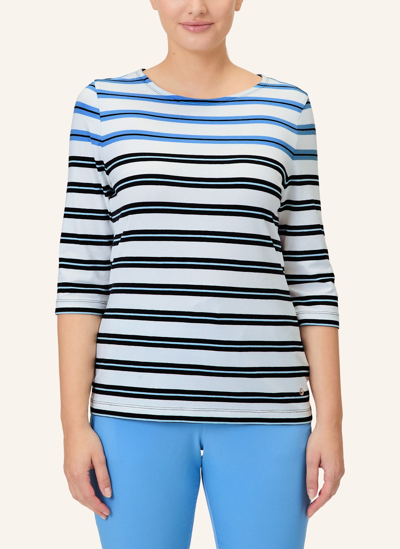 JOY sportswear Shirt JANETTE mit 3/4-Arm: SCHWARZ