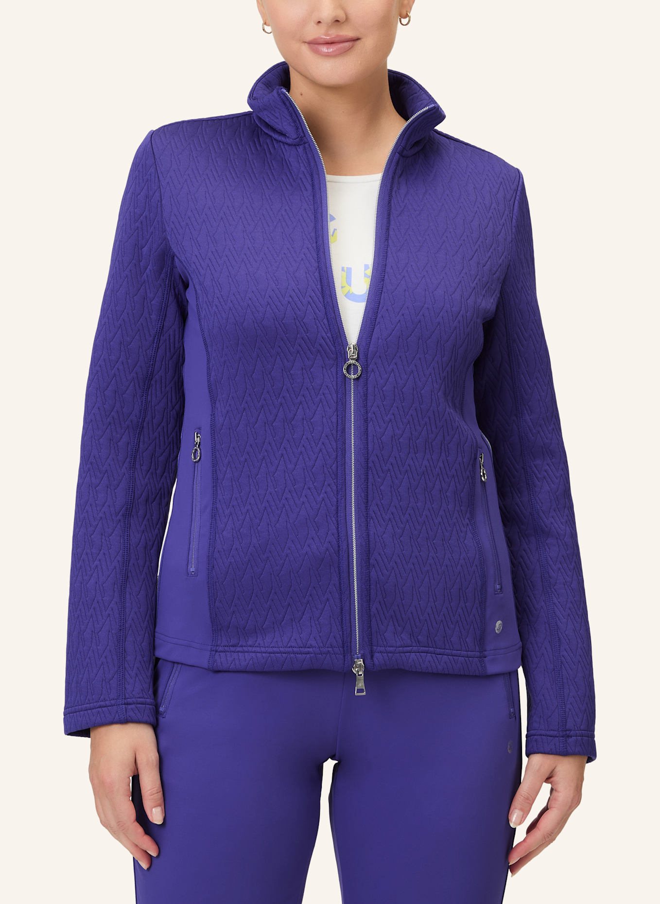 JOY sportswear Sweatjacke ALESSIA: LILA