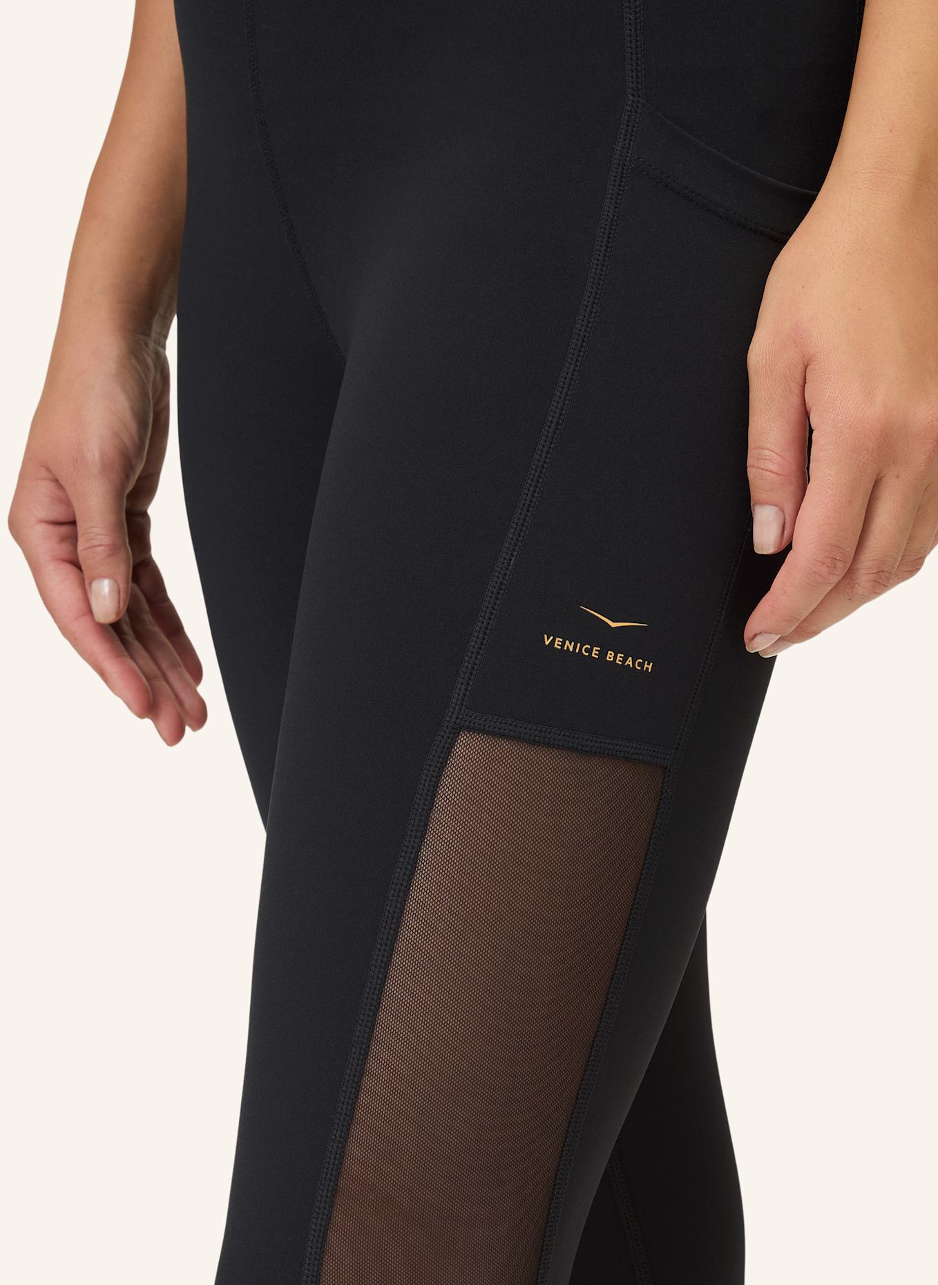 VENICE BEACH 3/4-Tights VB Beeba: SCHWARZ