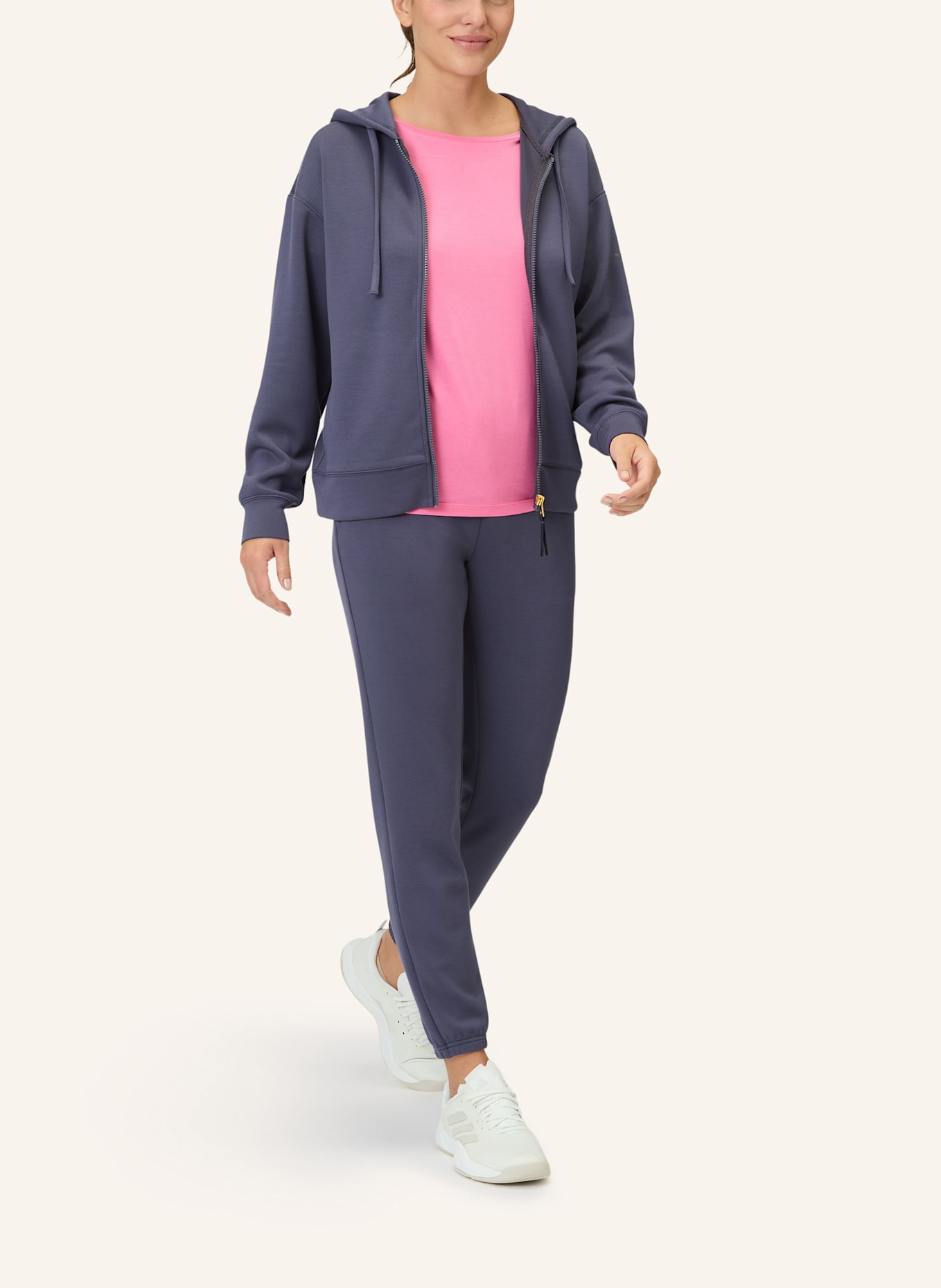 VENICE BEACH Sweatjacke CAYLEE: BLAU