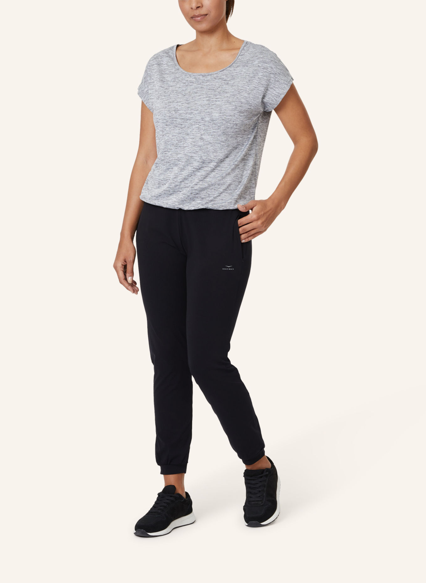 VENICE BEACH Trainingshose BUCKLE: SCHWARZ
