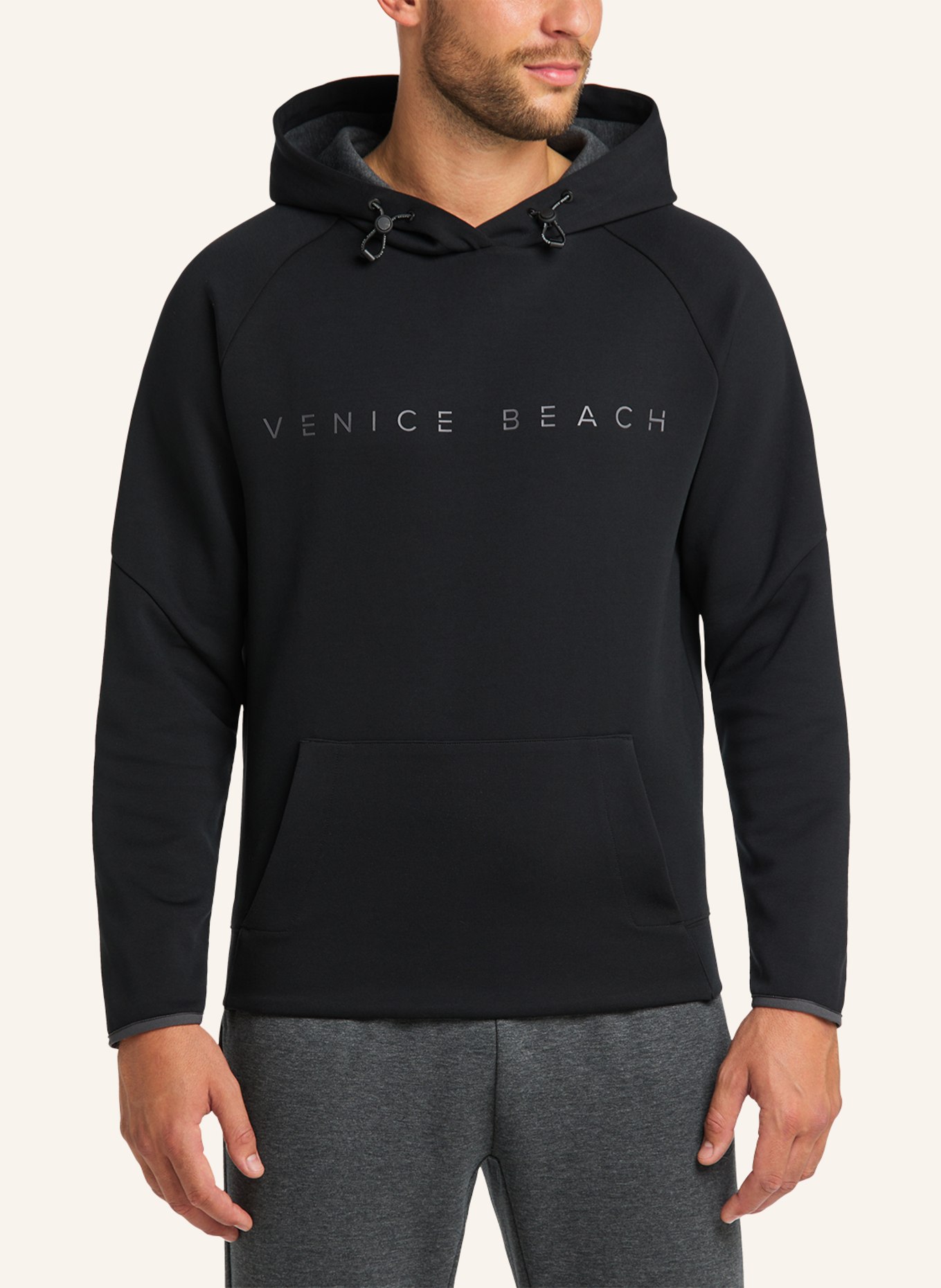 VENICE BEACH Kapuzensweatshirt VBM Lennox, Farbe: SCHWARZ (Bild 2)