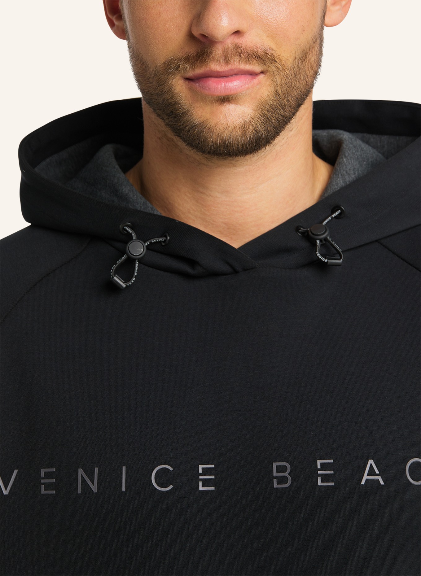 VENICE BEACH Kapuzensweatshirt VBM Lennox, Farbe: SCHWARZ (Bild 4)