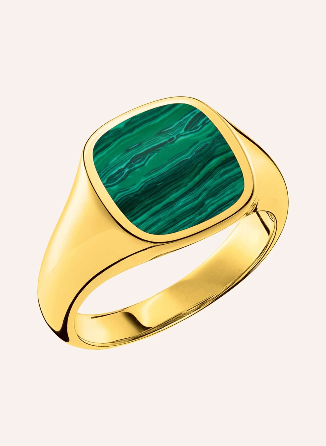 THOMAS SABO Ring, Farbe: GOLD/ GRÜN (Bild 1)