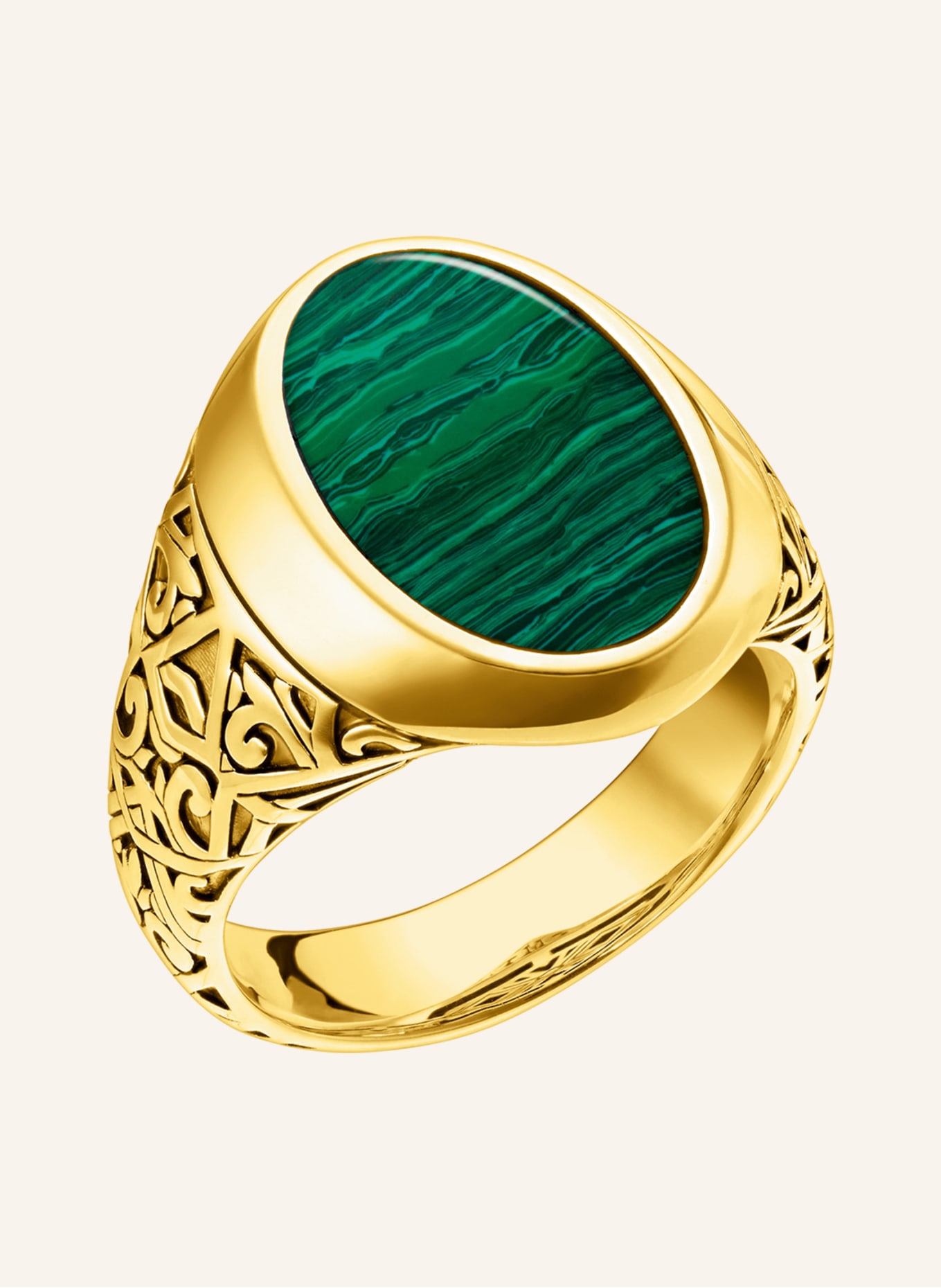 THOMAS SABO Ring, Farbe: GOLD/ GRÜN (Bild 1)