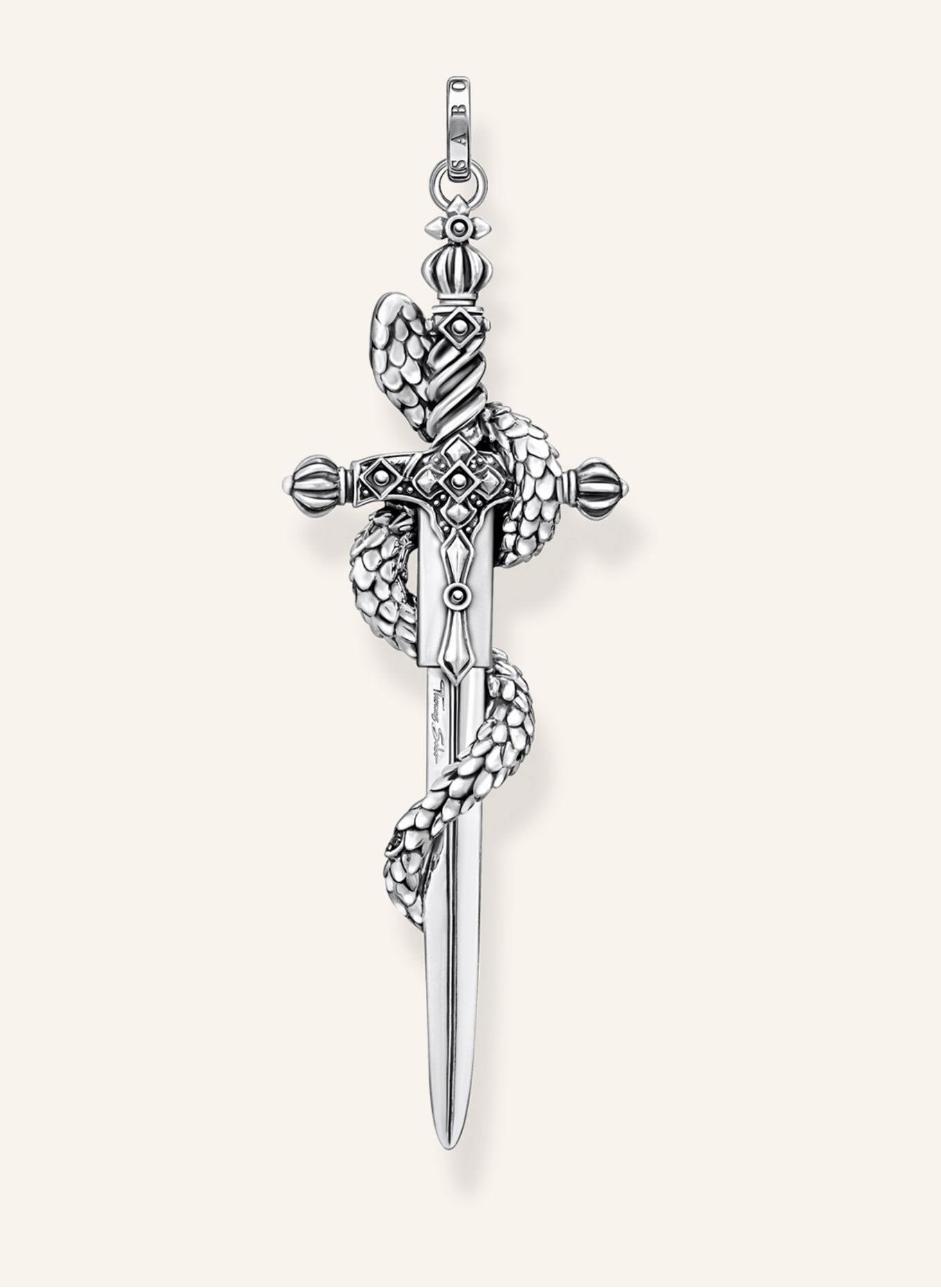 THOMAS SABO Anhänger: SILBER / SCHWARZ
