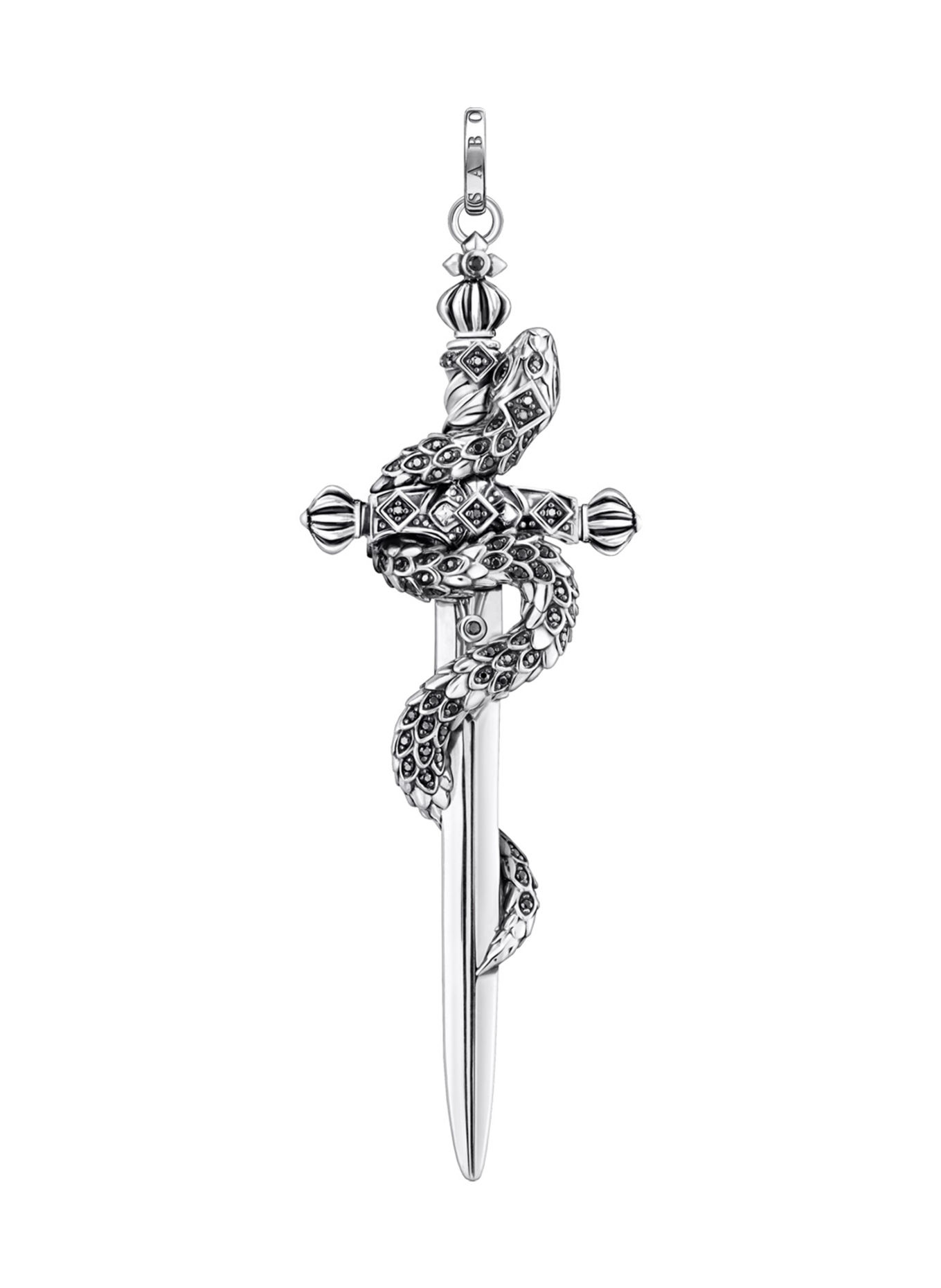 THOMAS SABO Anhänger: SILBER / SCHWARZ