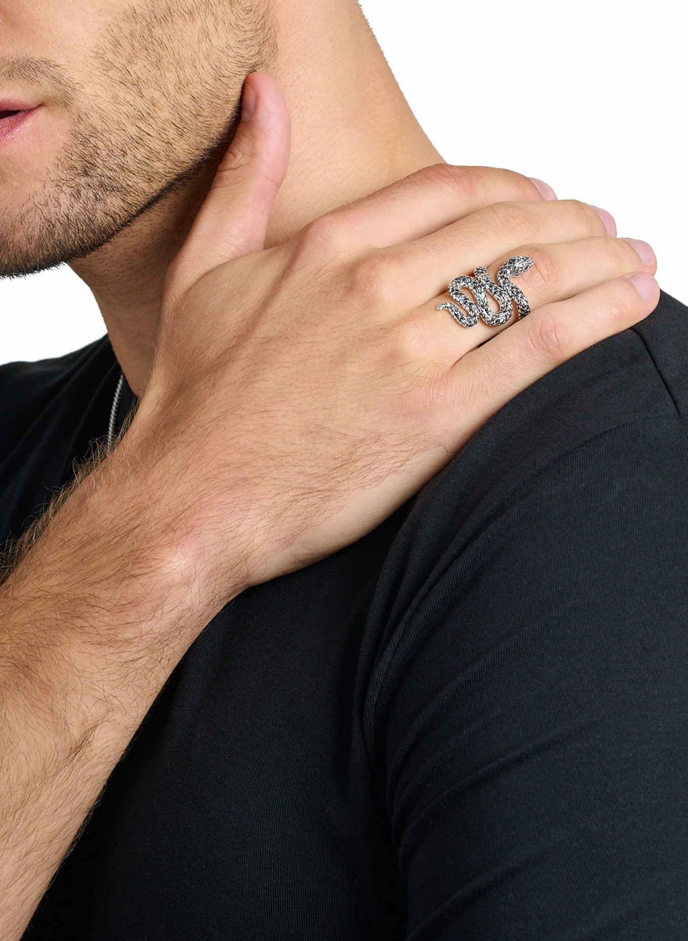 THOMAS SABO Ring: SILBER / SCHWARZ