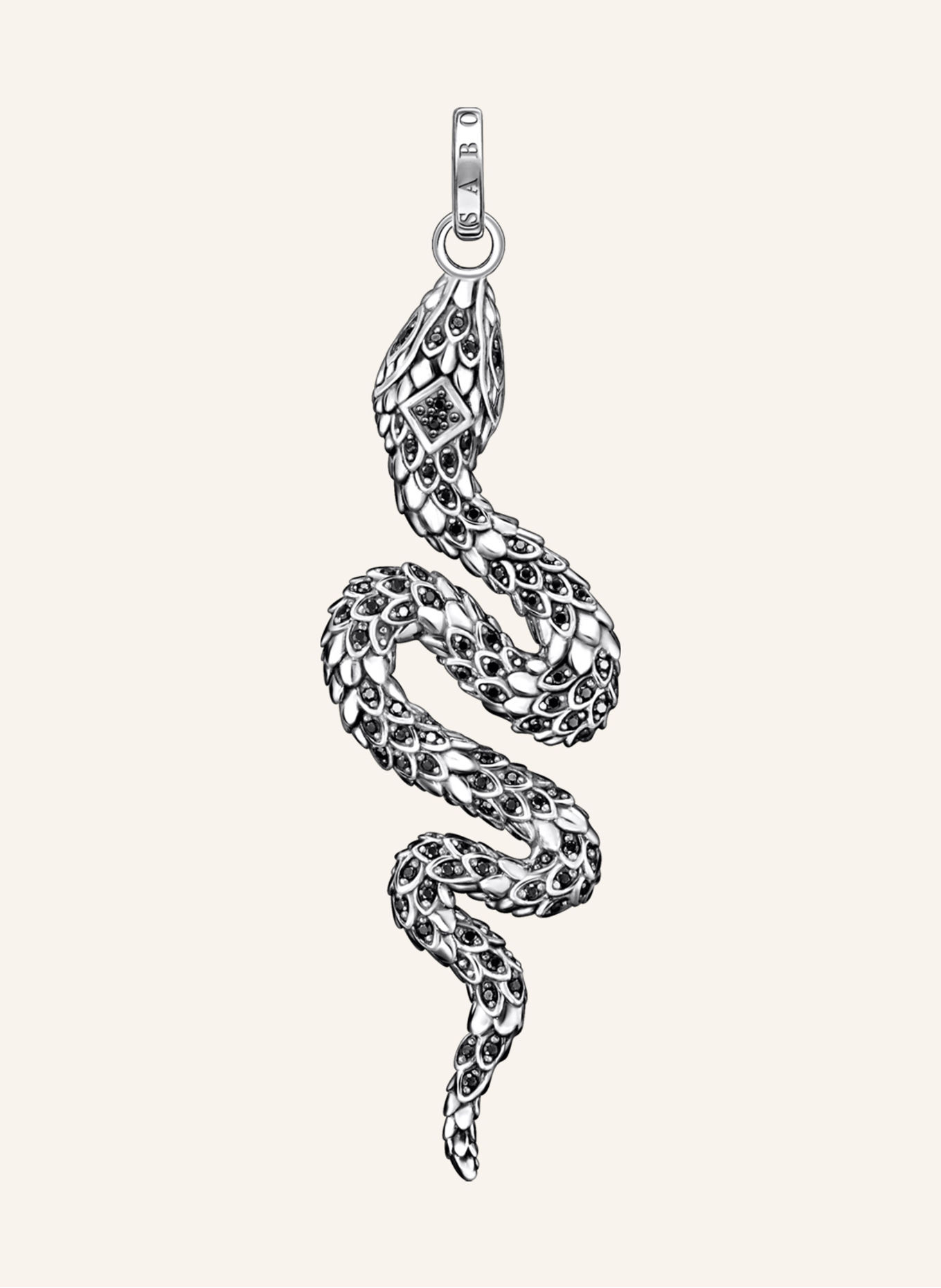 THOMAS SABO Anhänger: SILBER / SCHWARZ