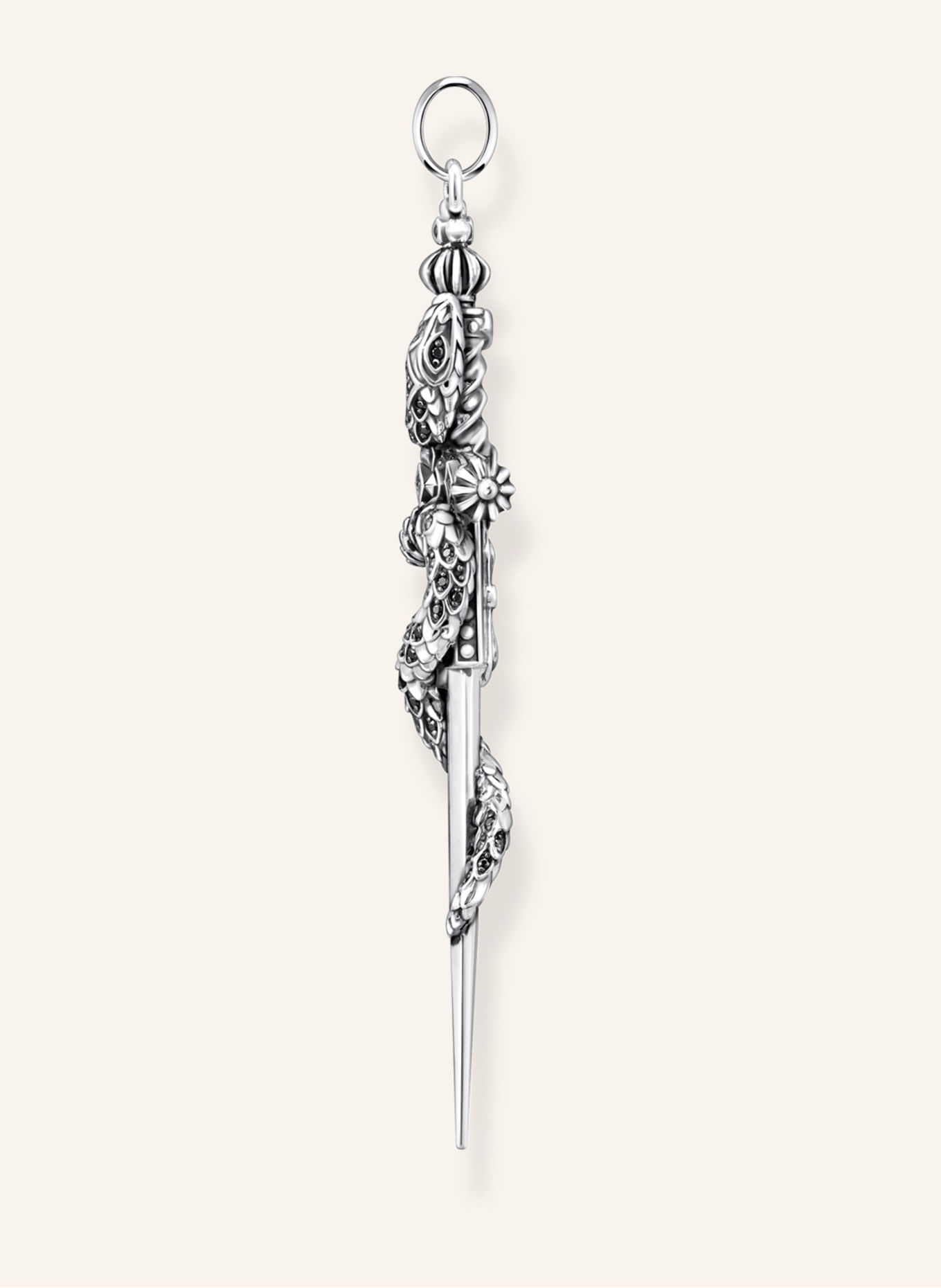 THOMAS SABO Anhänger: SILBER / SCHWARZ