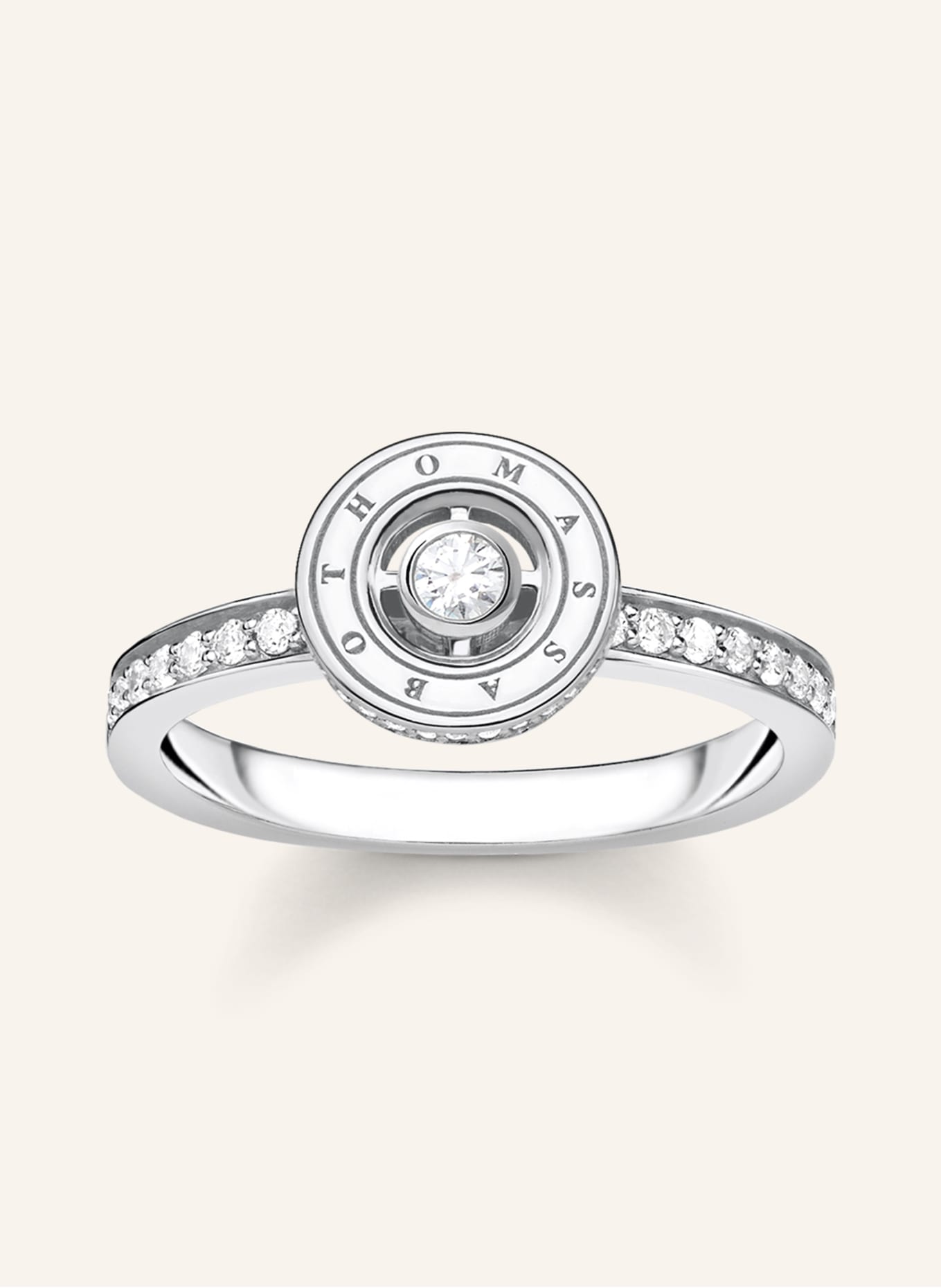 THOMAS SABO Ring, Farbe: SILBER/ WEISS (Bild 1)