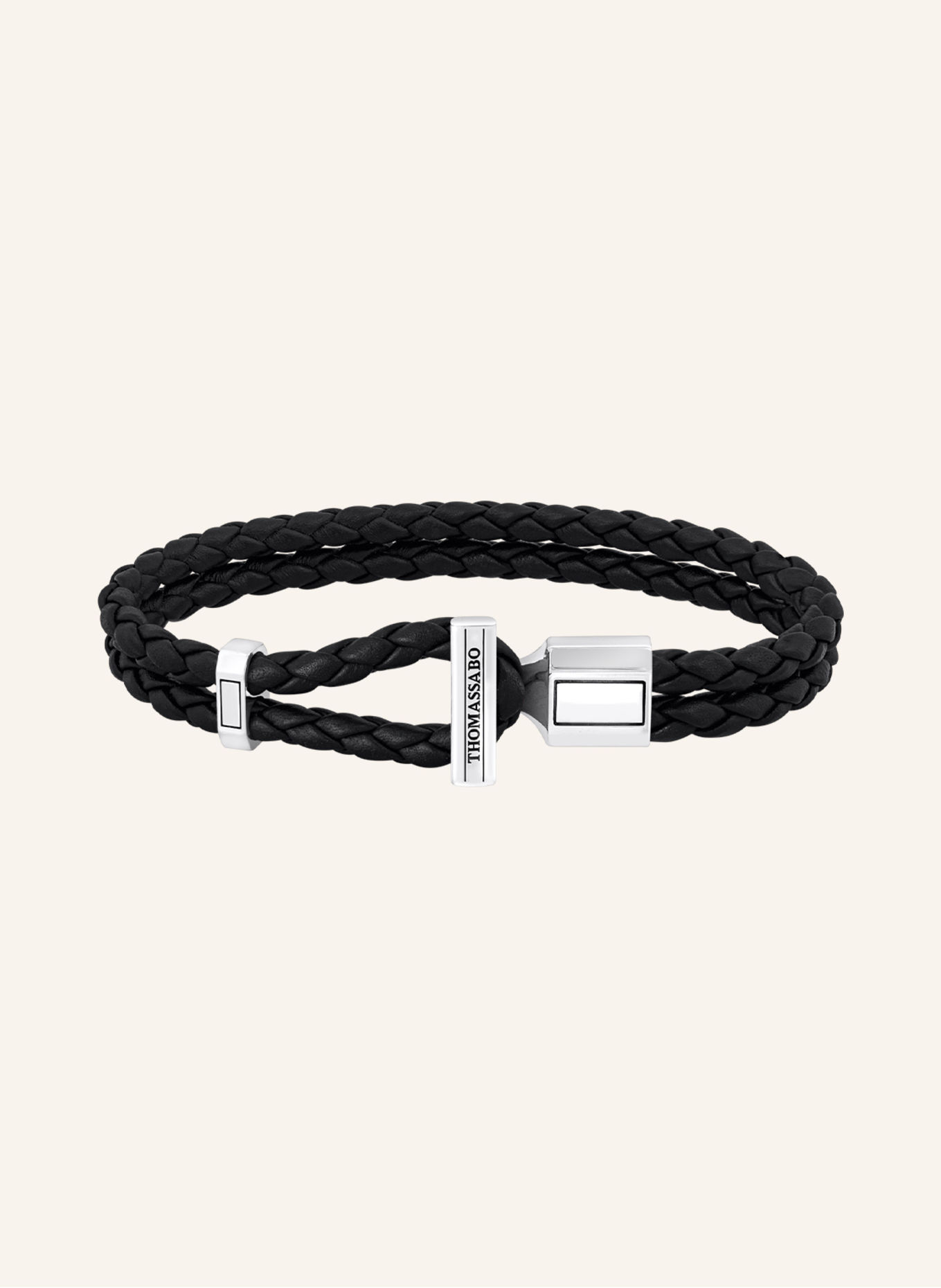 THOMAS SABO Armband: SILBER / SCHWARZ