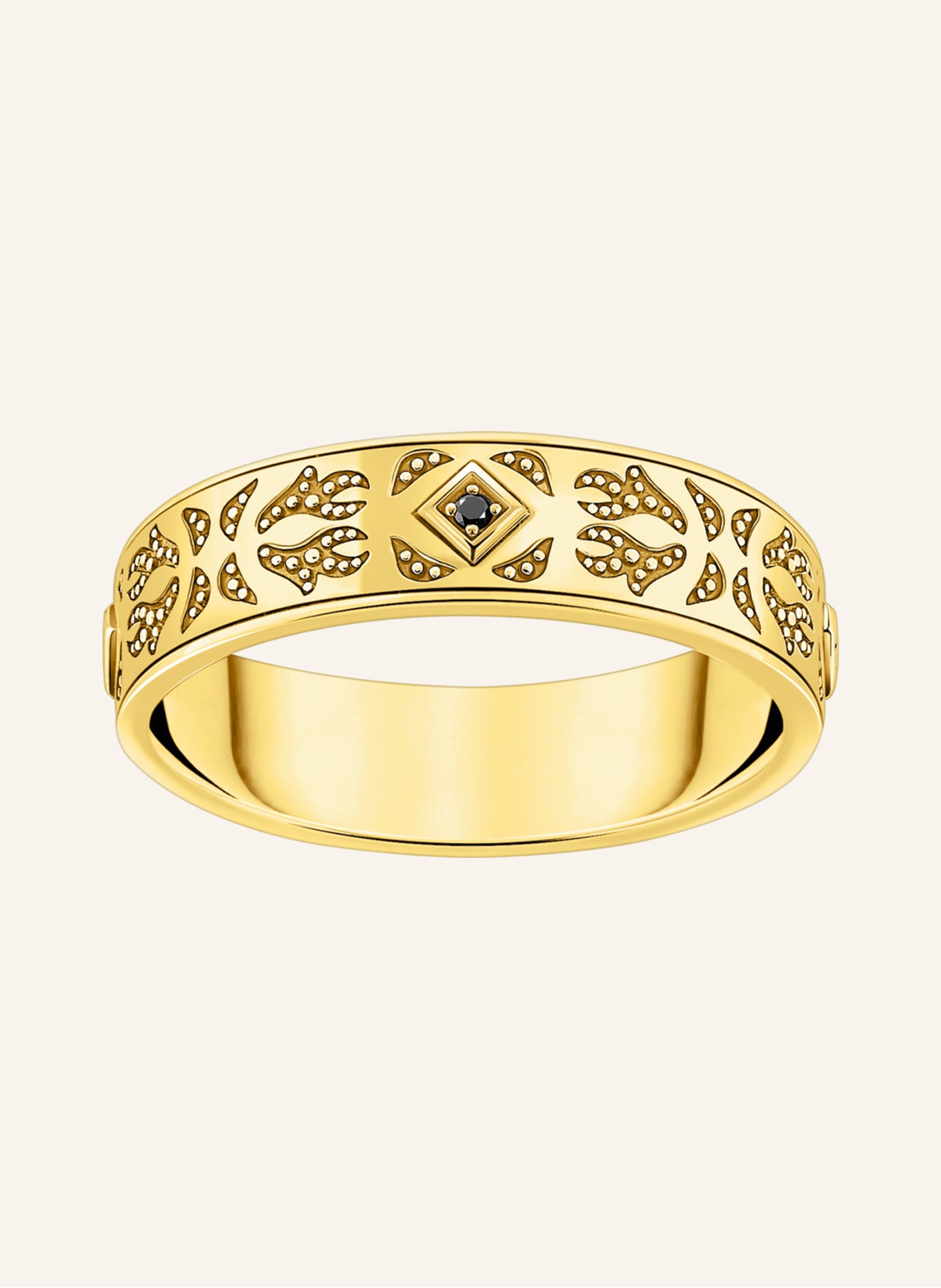 THOMAS SABO Ring, Farbe: GOLD/ SCHWARZ (Bild 1)