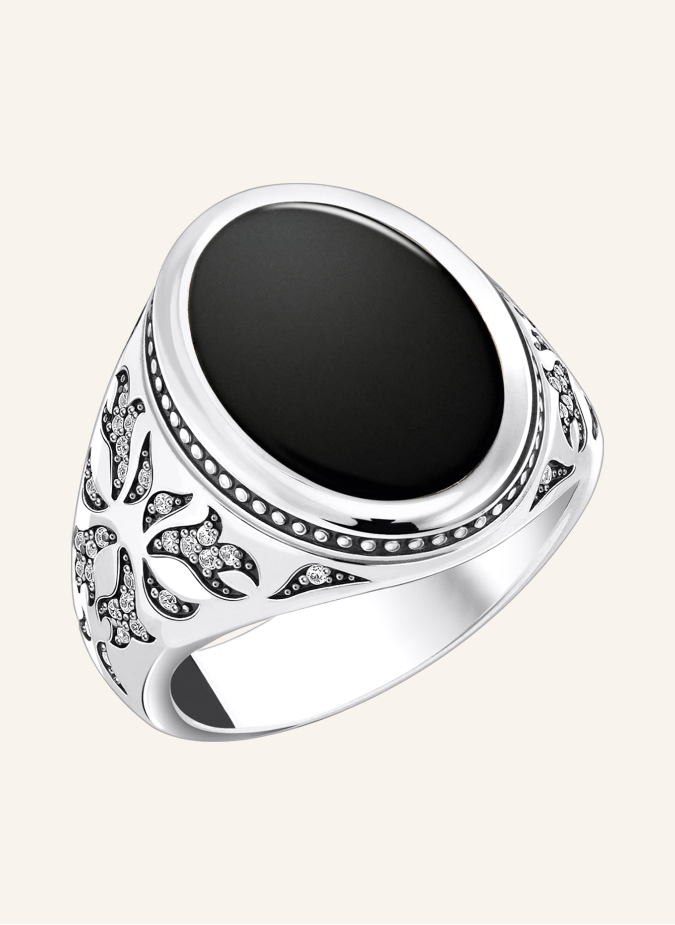 THOMAS SABO Ring, Farbe: SILBER/ SCHWARZ (Bild 1)