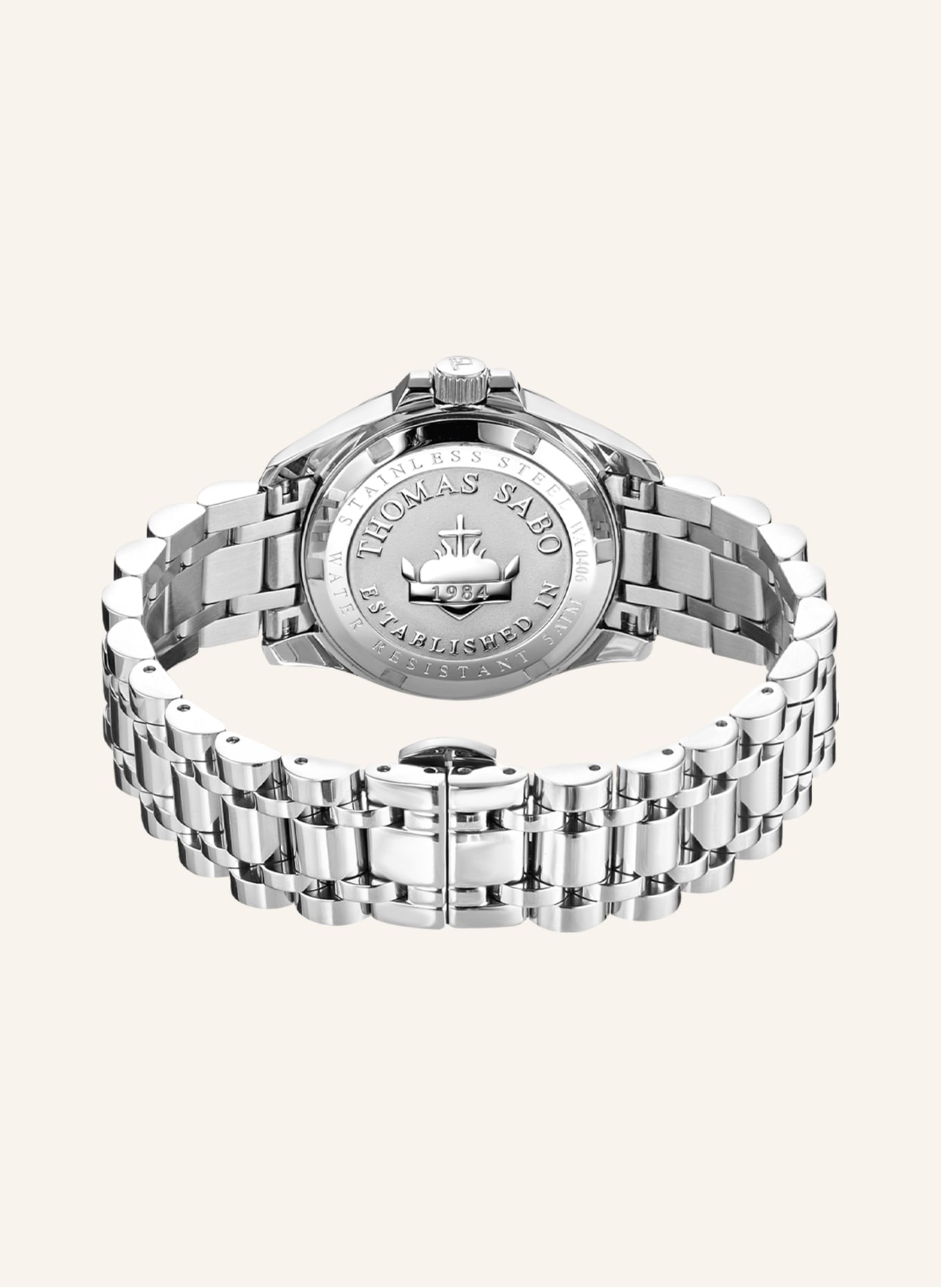 THOMAS SABO Damenuhr: SILBER/ ROT