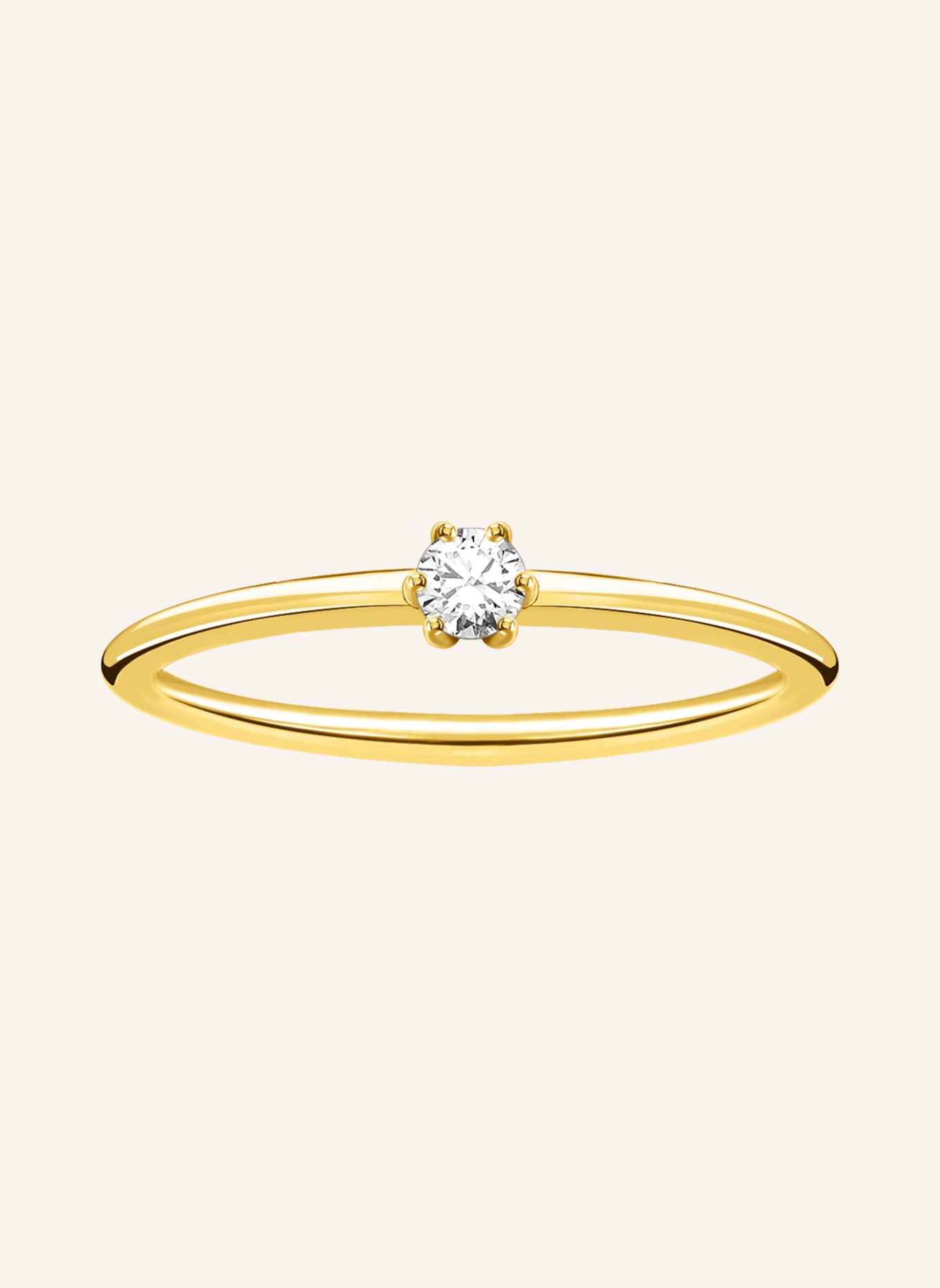 THOMAS SABO Ring, Farbe: WEISS/ GOLD (Bild 1)