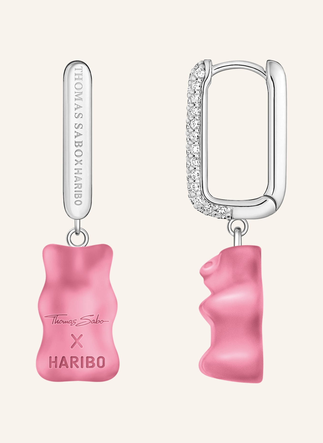 THOMAS SABO Creole, Farbe: SILBER/ PINK/ WEISS (Bild 2)