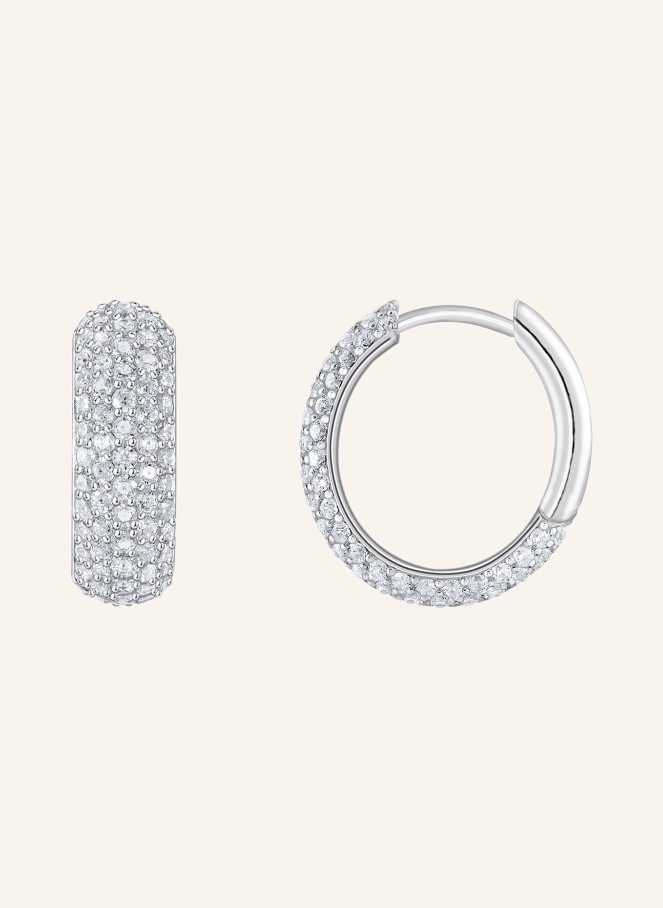 THOMAS SABO Creolen: SILBER/ WEISS