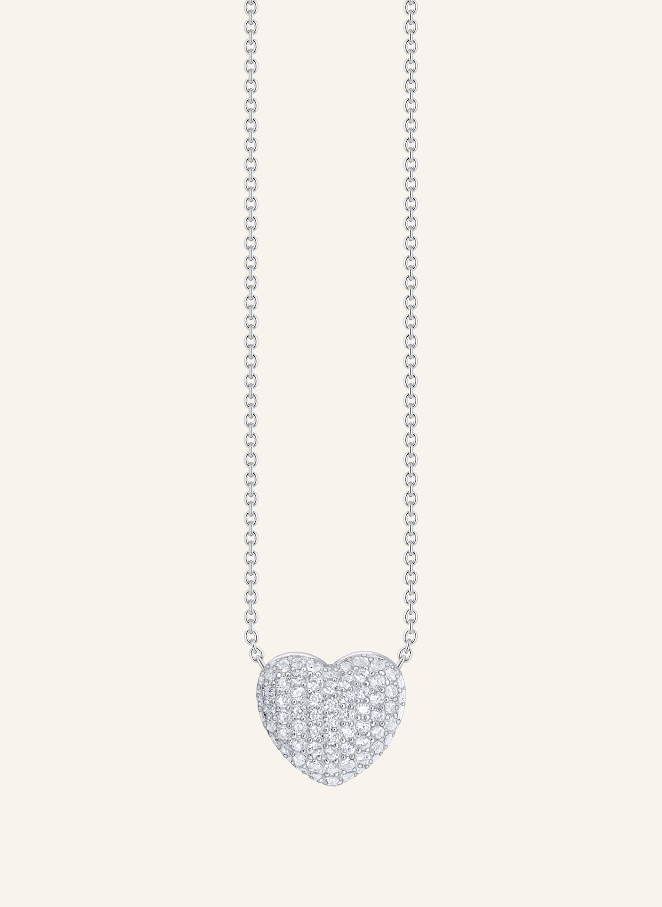 THOMAS SABO Kette: SILBER/ WEISS