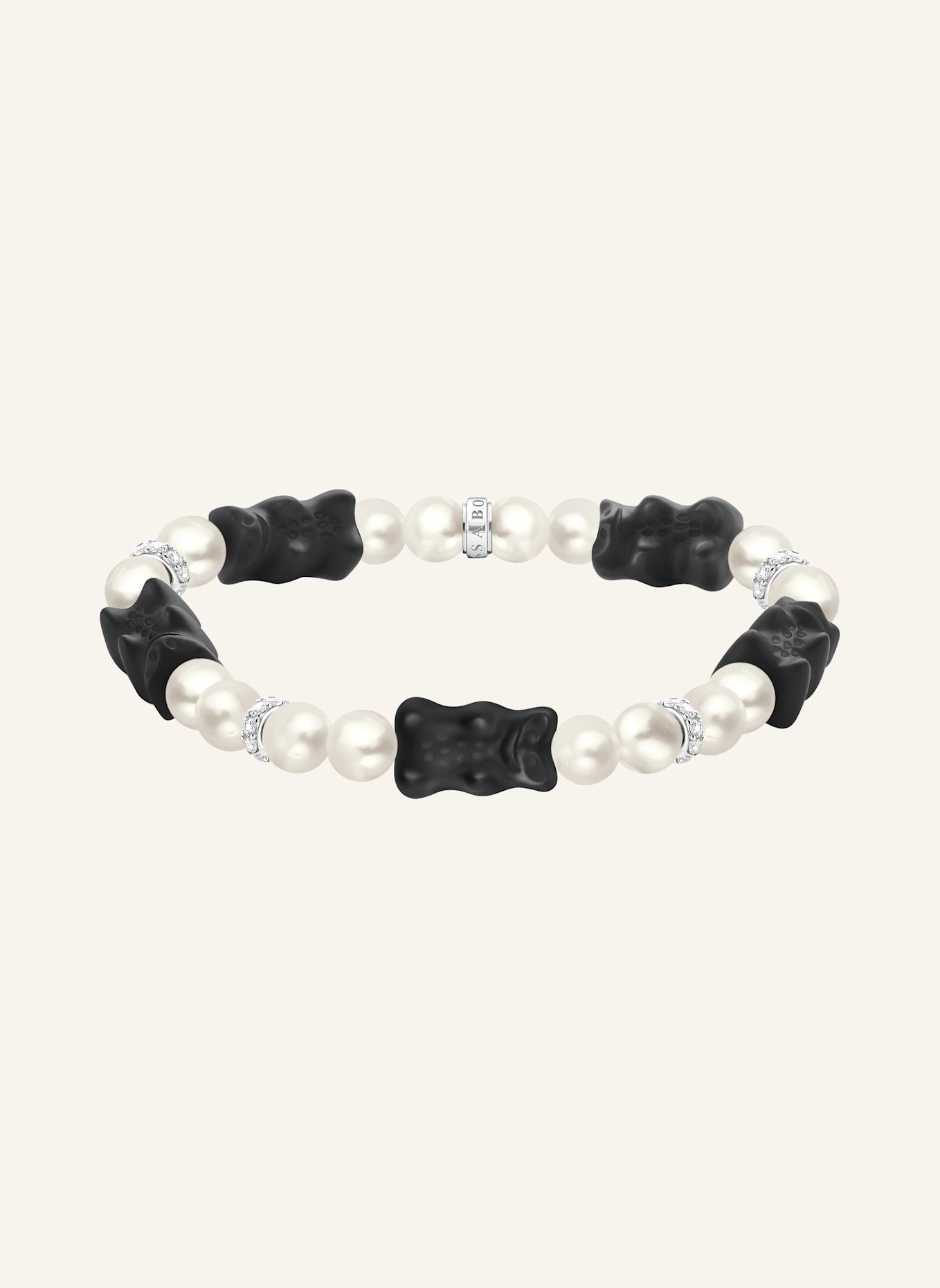 THOMAS SABO Armband, Farbe: SILBER/ SCHWARZ/ WEISS (Bild 1)