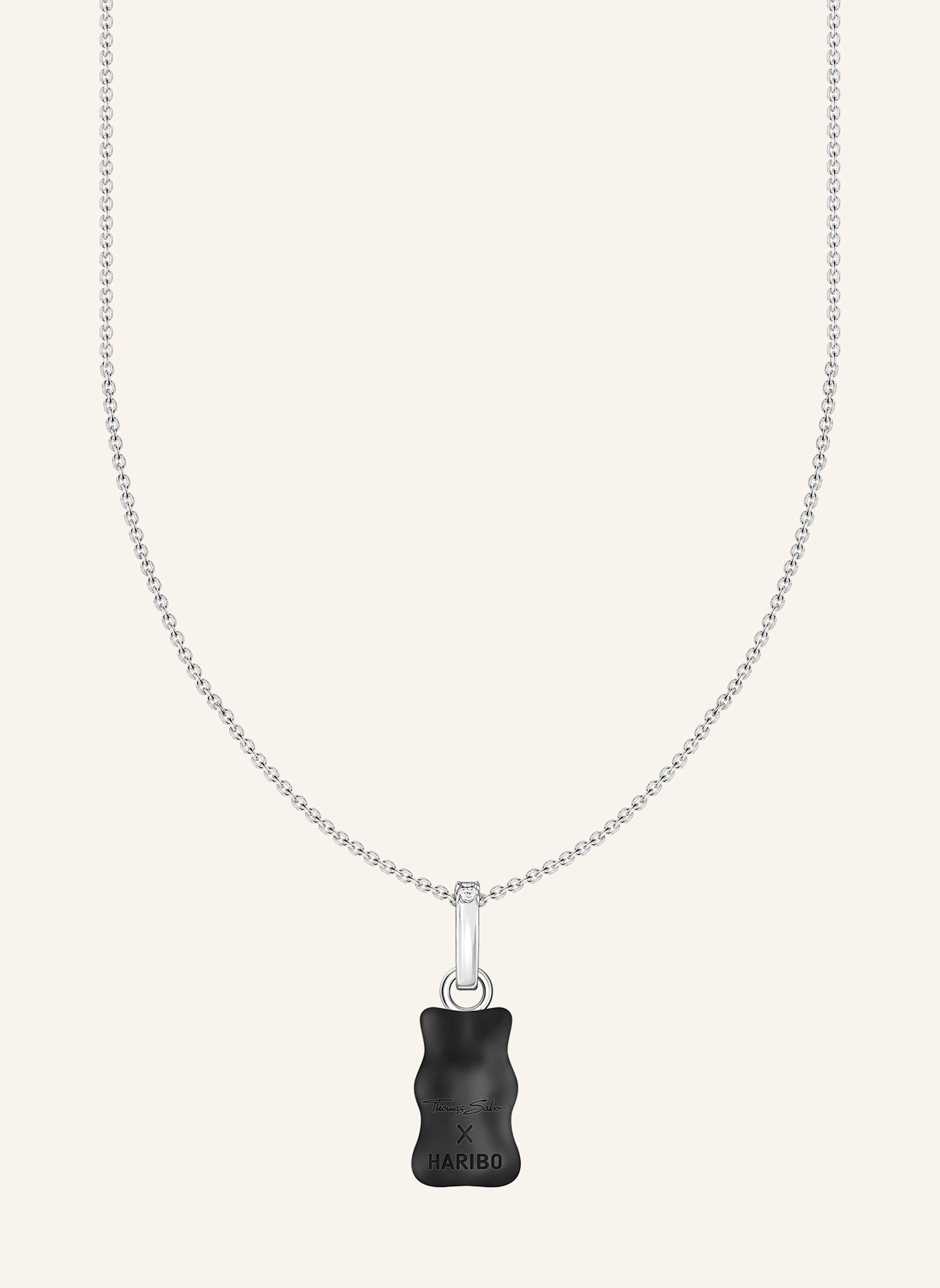 THOMAS SABO Kette, Farbe: SCHWARZ/ SILBER/ WEISS (Bild 2)