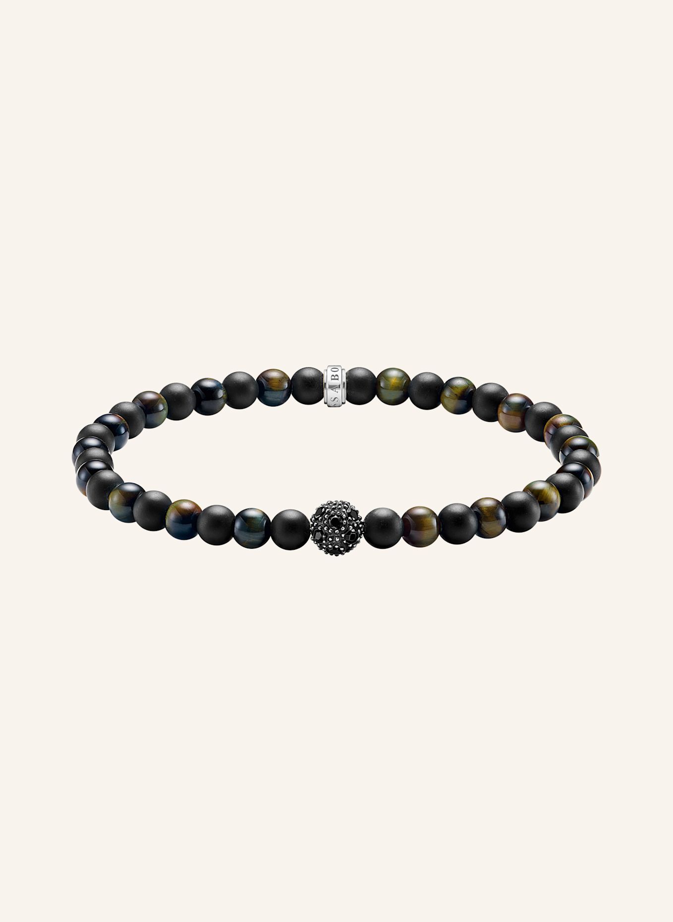 THOMAS SABO Armband: SILBER / SCHWARZ / BLAU