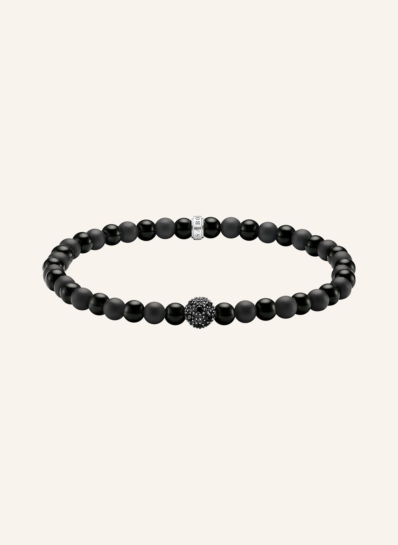 THOMAS SABO Armband: SILBER / SCHWARZ