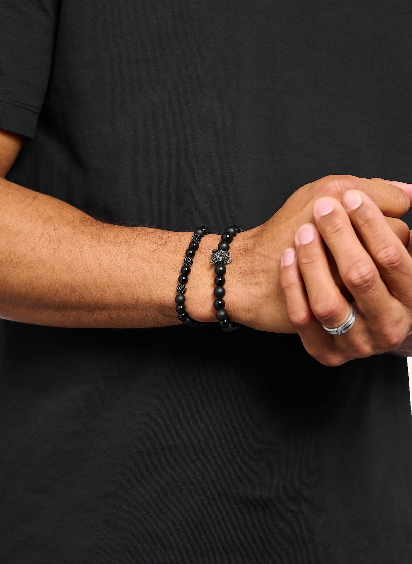 THOMAS SABO Armband: SILBER / SCHWARZ