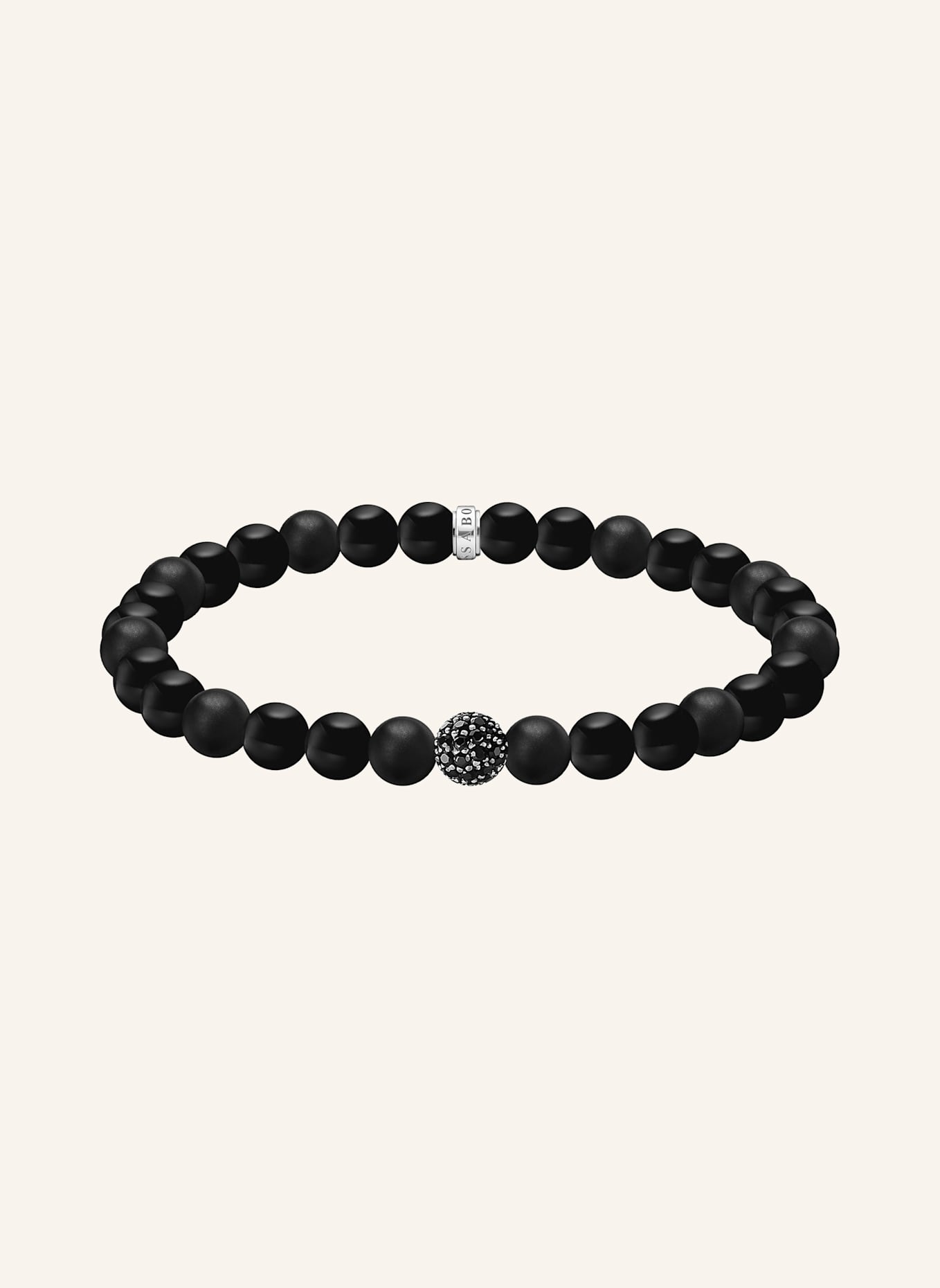 THOMAS SABO Armband: SILBER/ SCHWARZ
