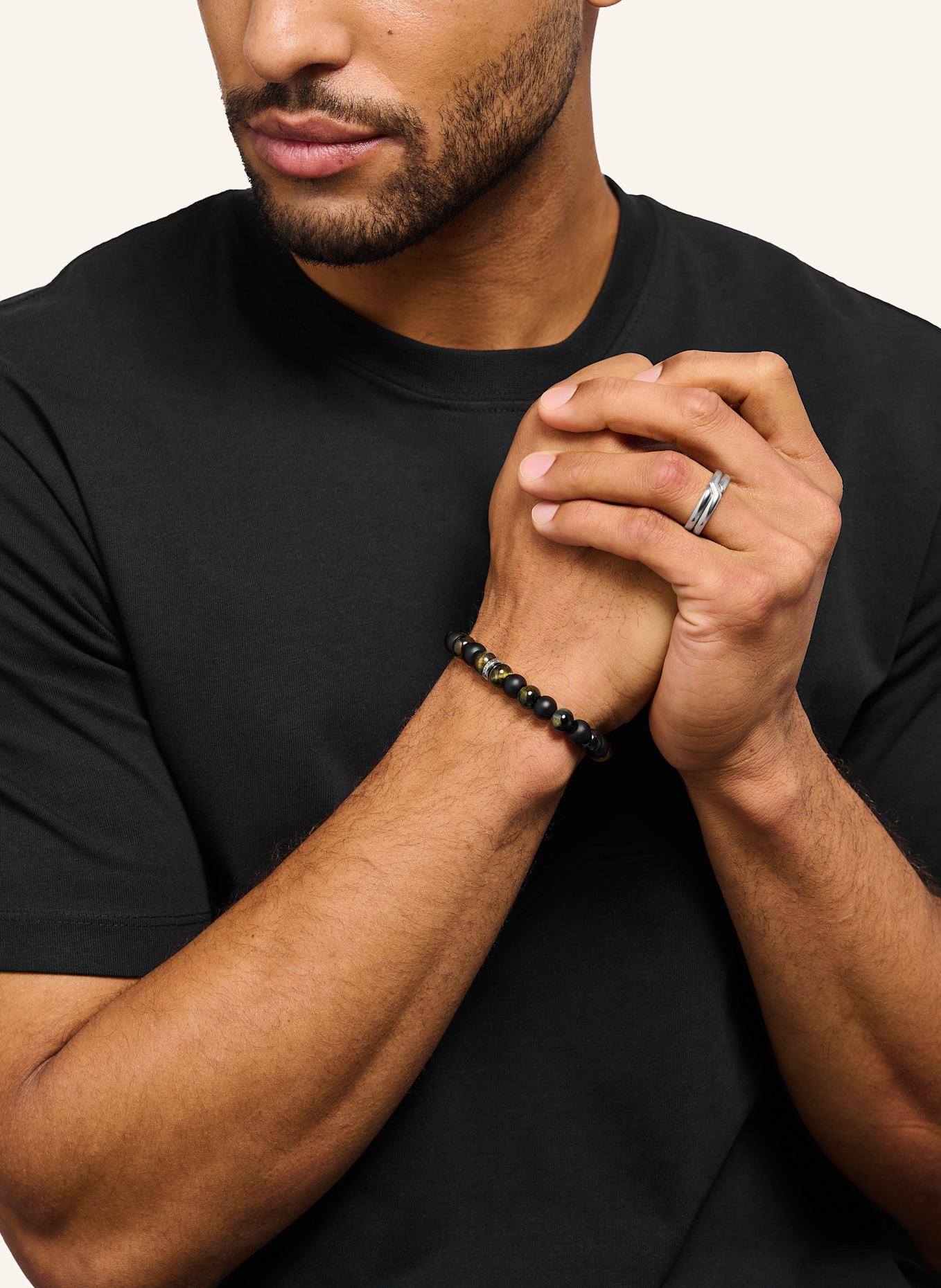 THOMAS SABO Armband: SCHWARZ / BLAU / BRAUN