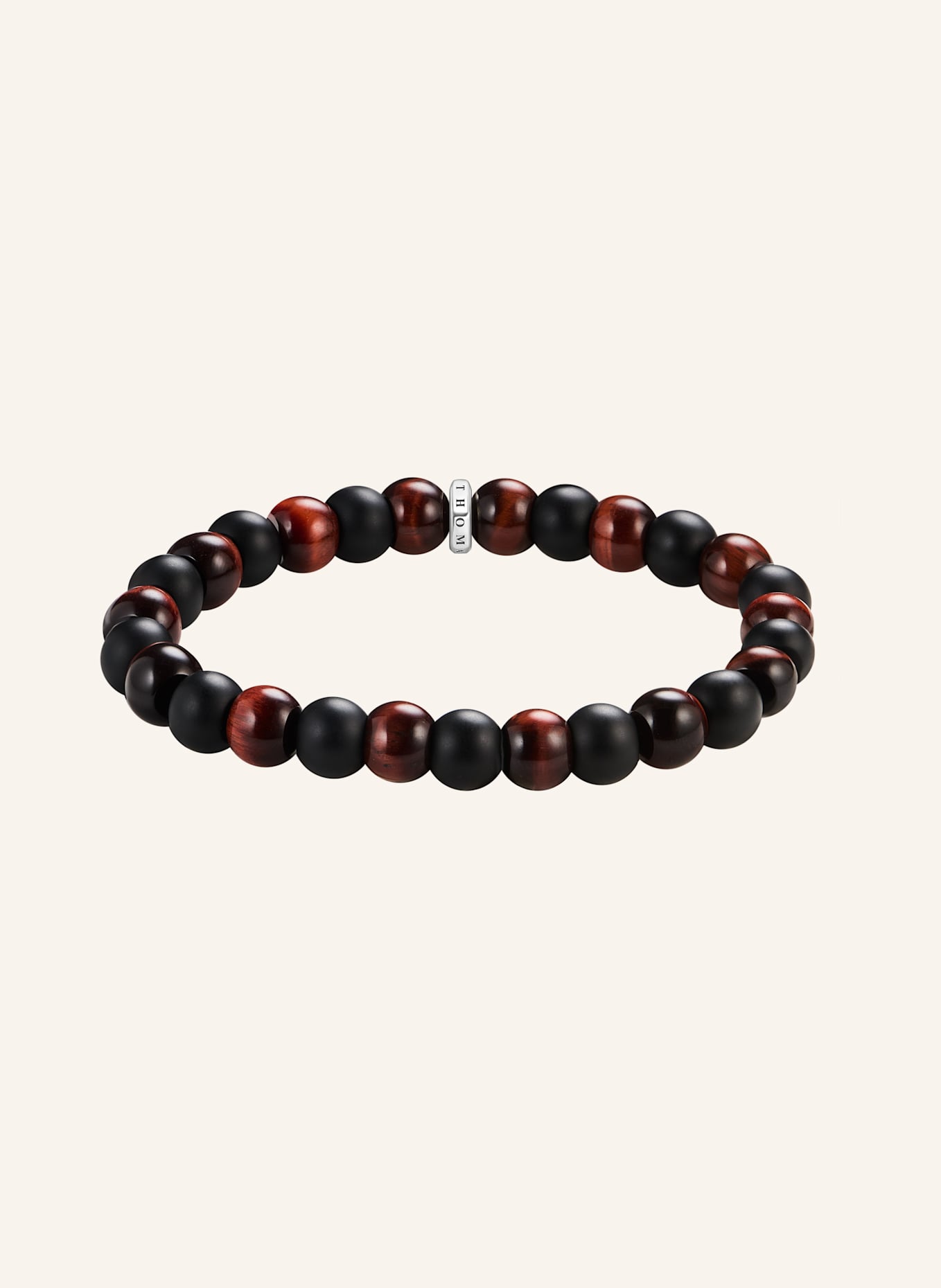 THOMAS SABO Armband: SILBER / SCHWARZ / ROT