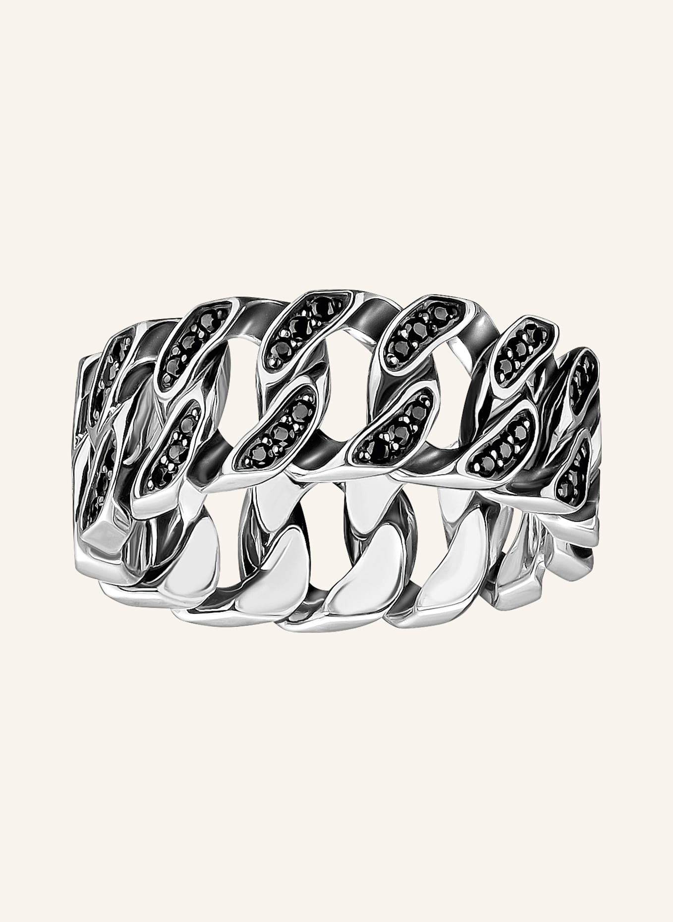 THOMAS SABO Ring: SILBER / SCHWARZ