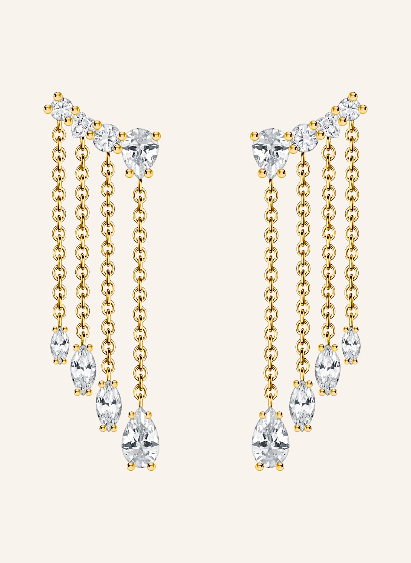 THOMAS SABO Ohrringe: GOLD/ GELB/ WEISS