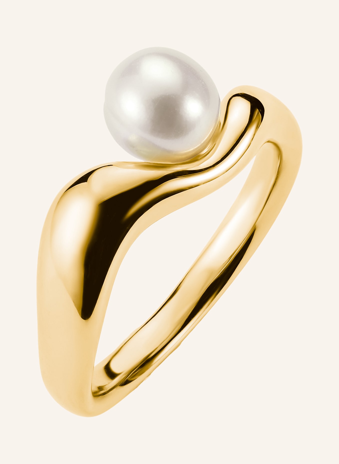 THOMAS SABO Ring: GOLD/ WEISS