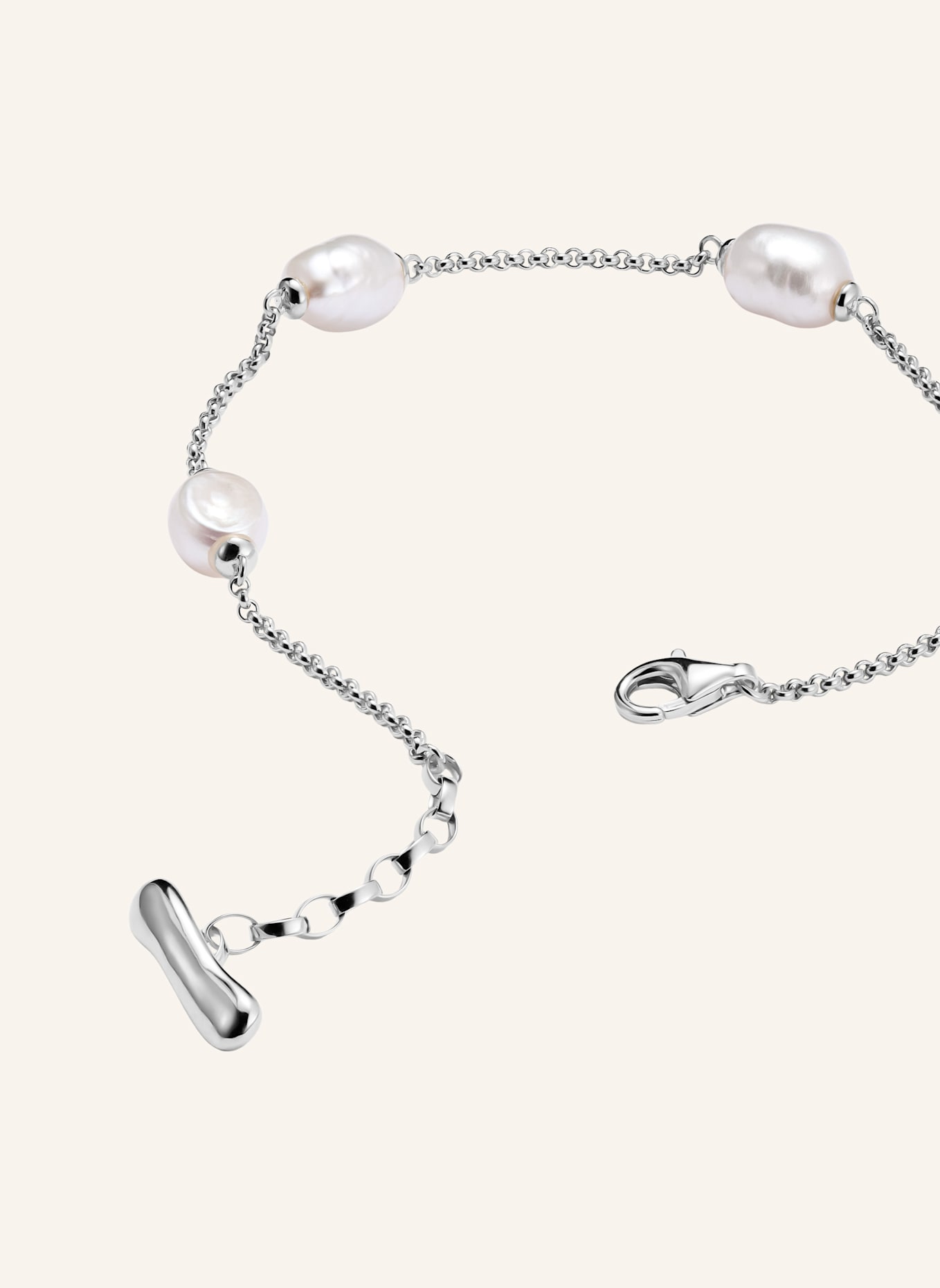 THOMAS SABO Armband: SILBER/ WEISS