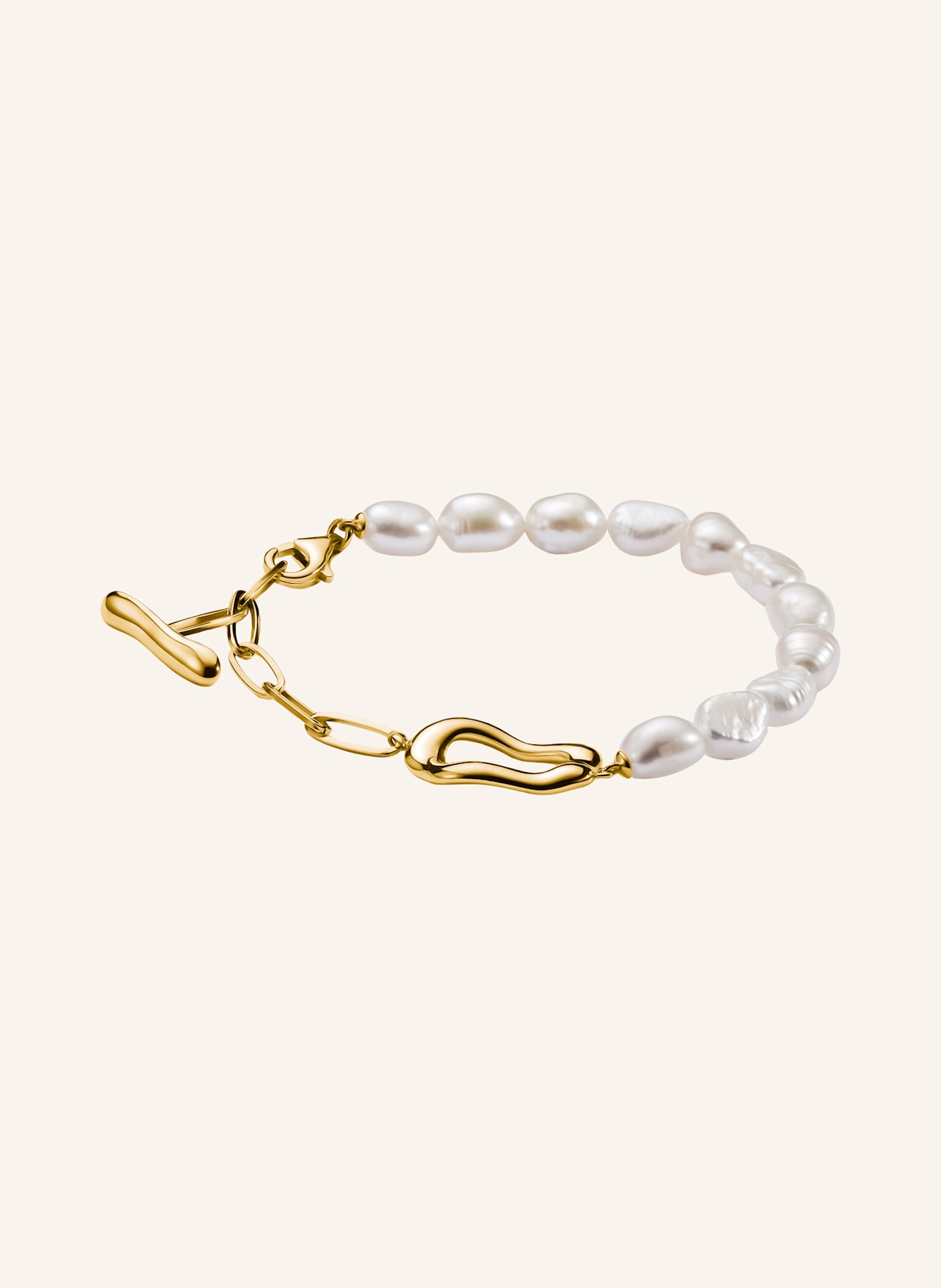 THOMAS SABO Armband: GOLD/ WEISS