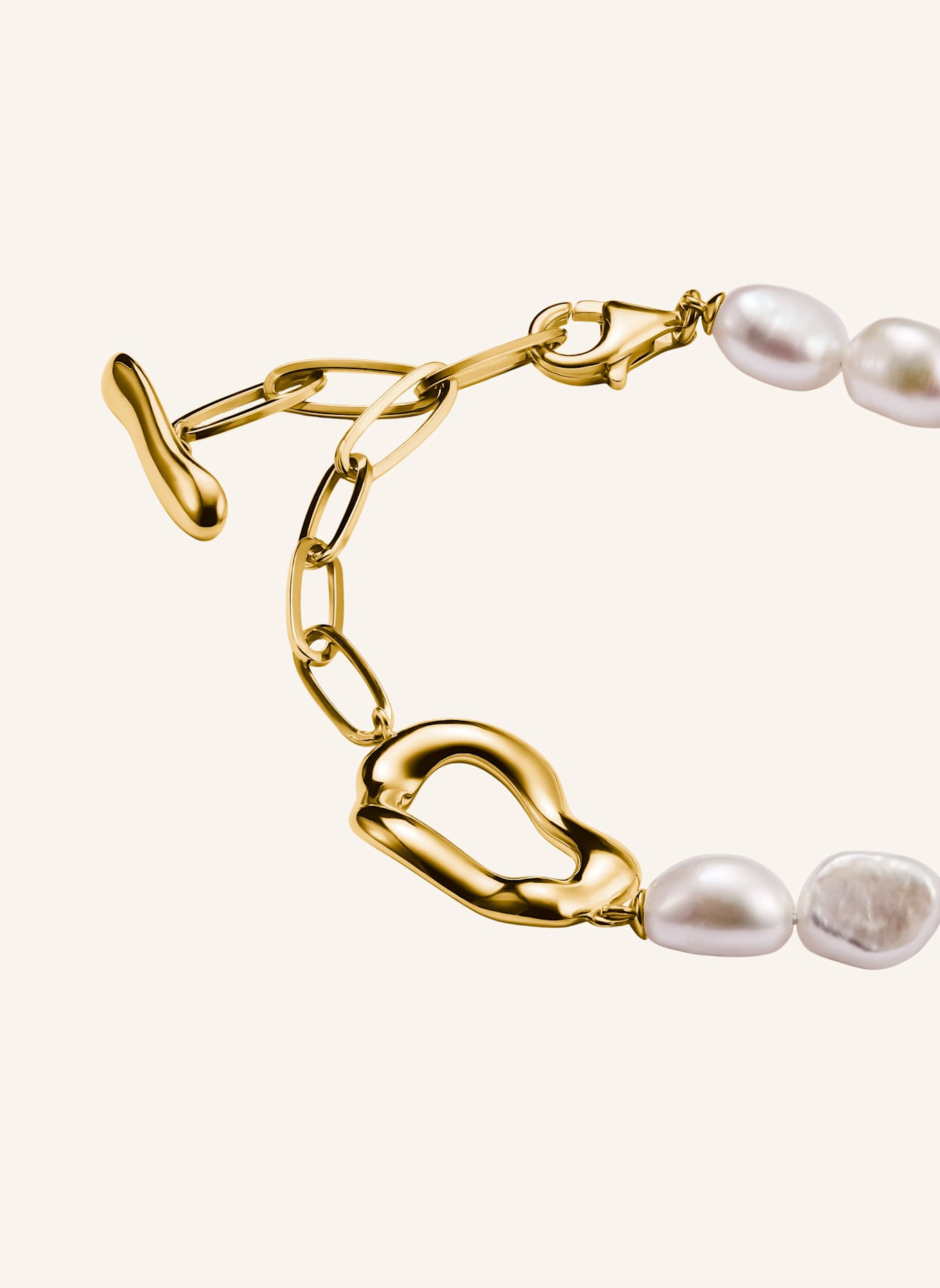 THOMAS SABO Armband: GOLD/ WEISS