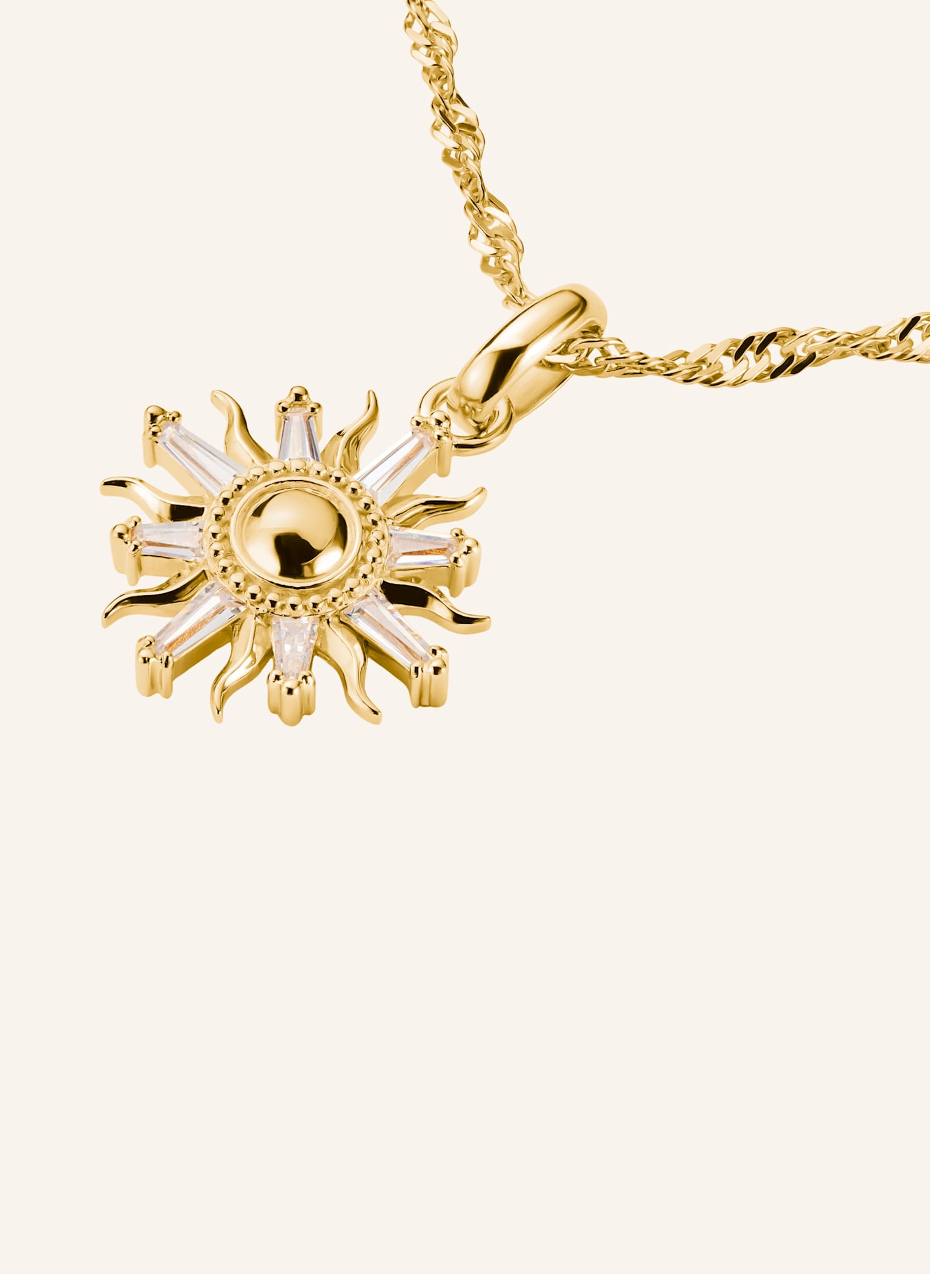 THOMAS SABO Charm-Anhänger: GOLD/ WEISS