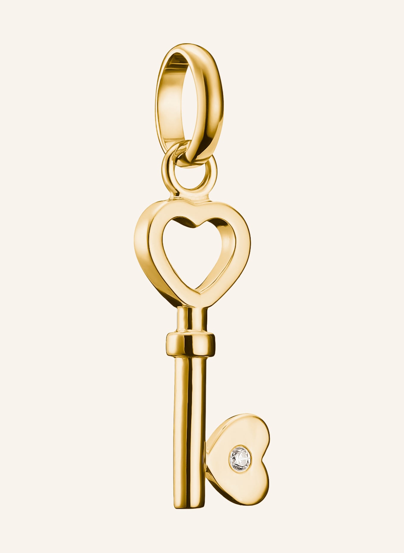 THOMAS SABO Charm-Anhänger: GOLD/ WEISS