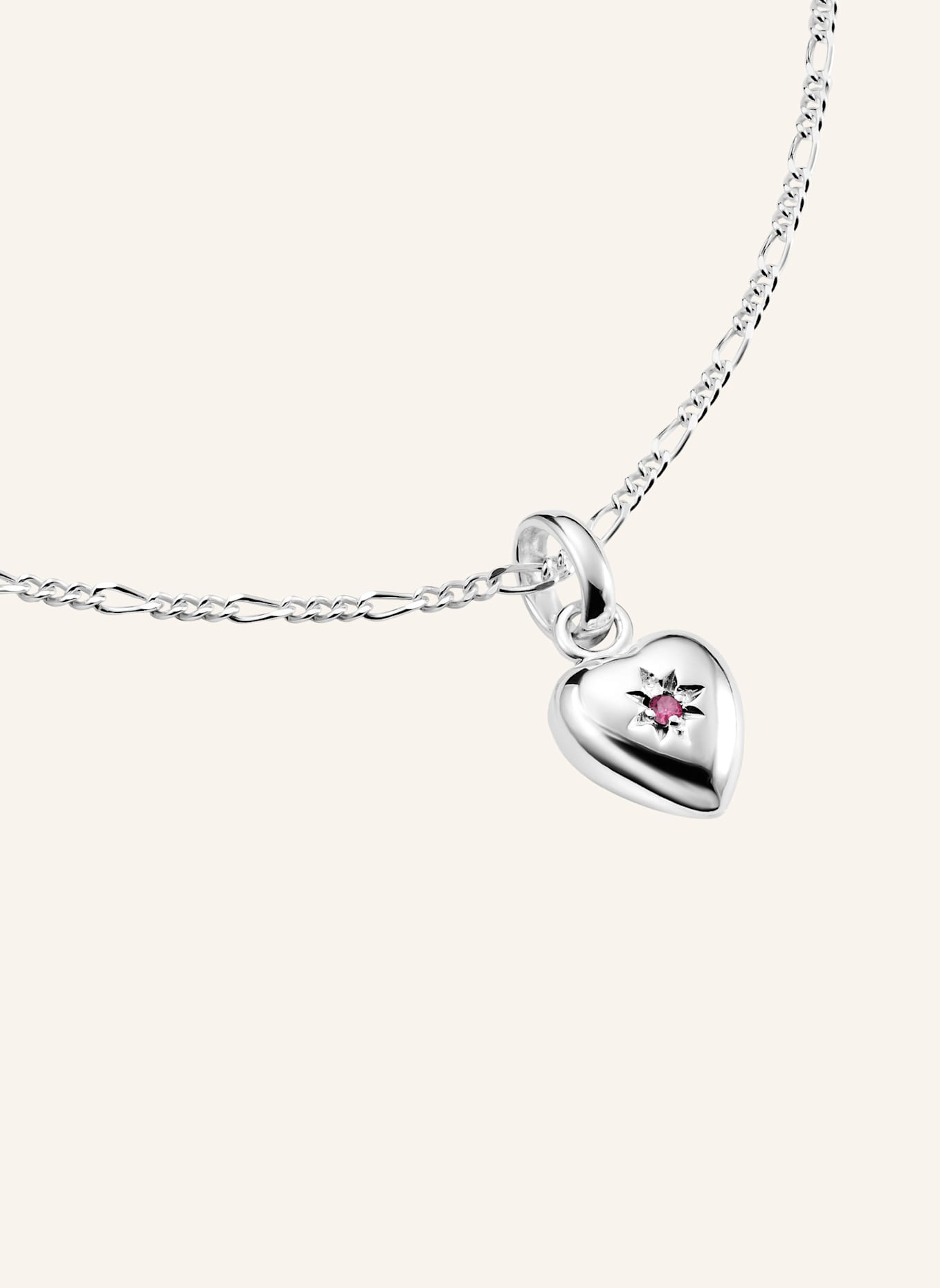 THOMAS SABO Charm-Anhänger: ROT/ SILBER