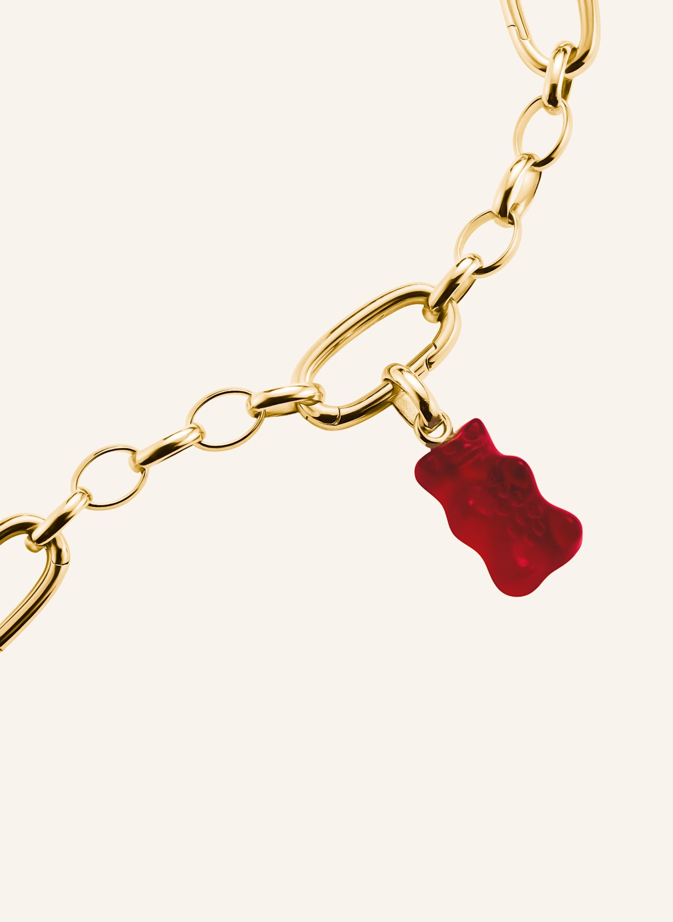 THOMAS SABO Charm-Anhänger: GOLD/ ROT