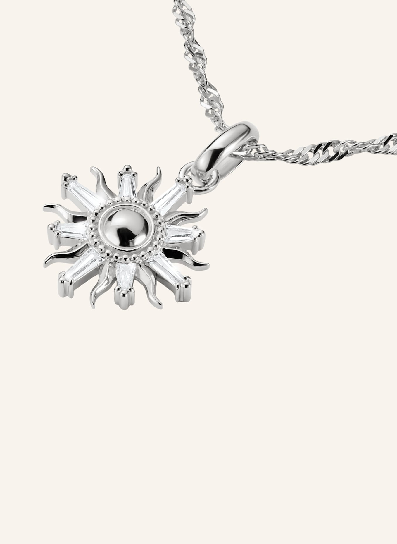 THOMAS SABO Charm-Anhänger: SILBER/ WEISS