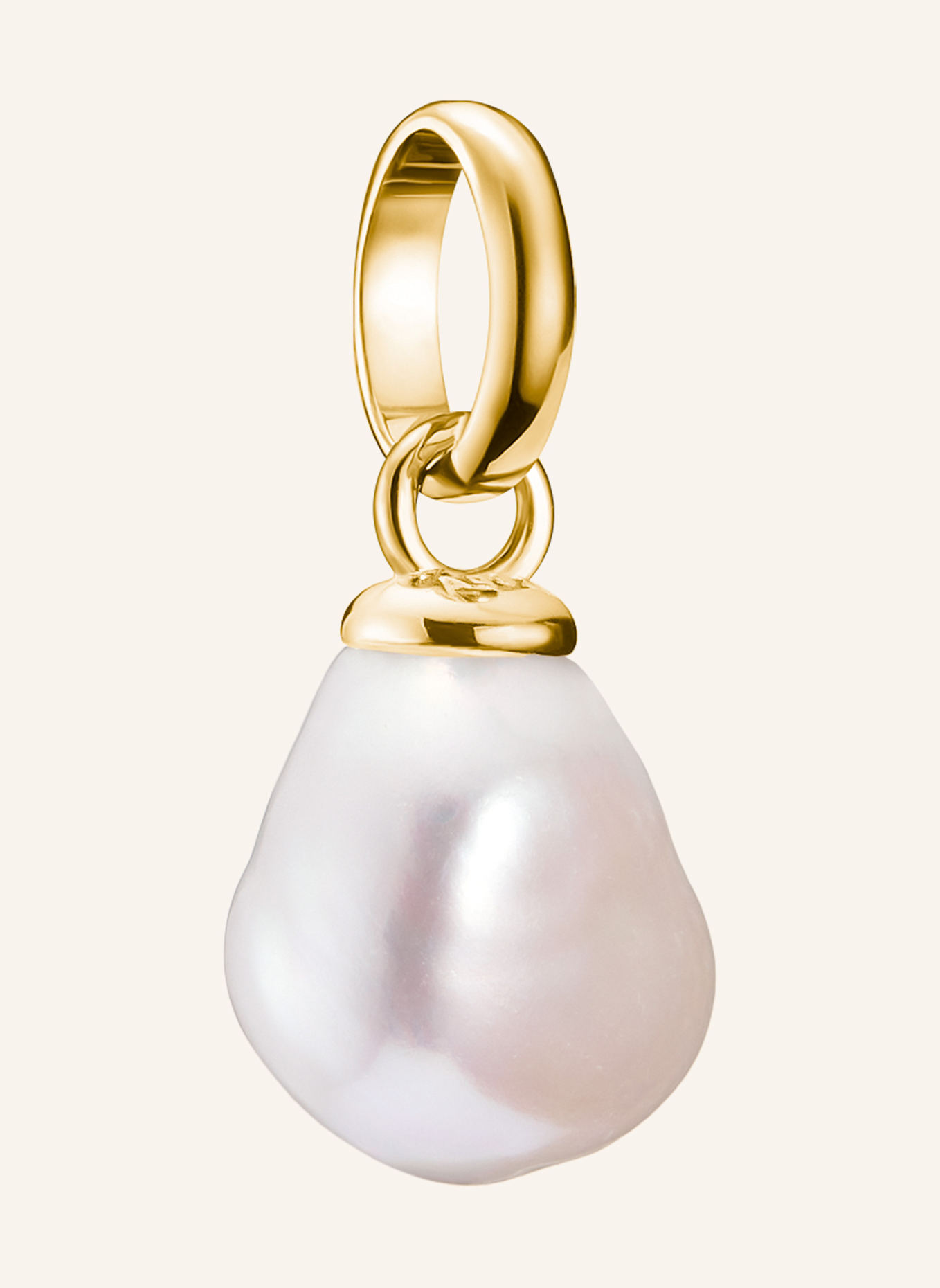 THOMAS SABO Charm-Anhänger: GOLD/ WEISS