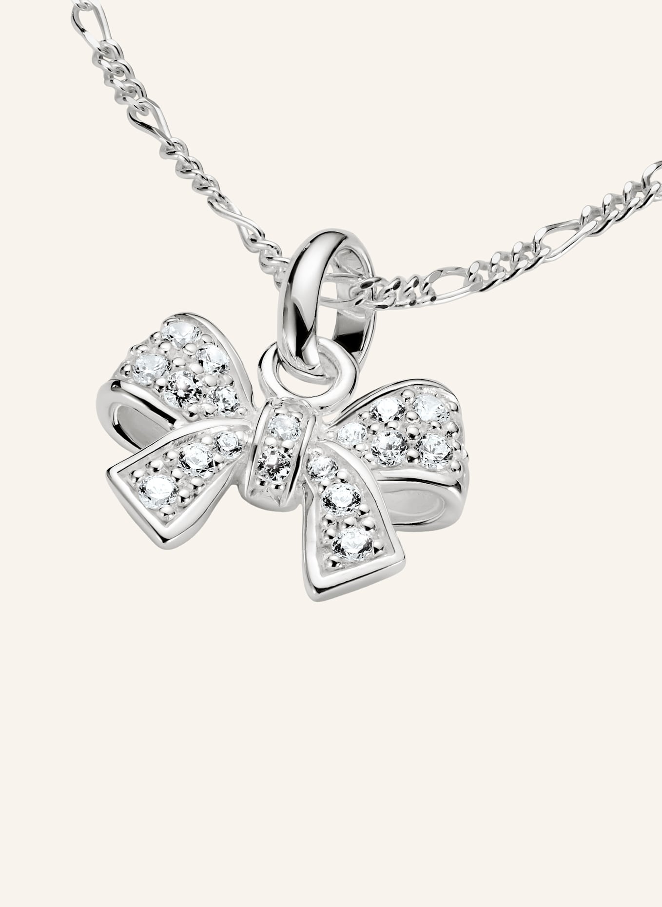 THOMAS SABO Charm-Anhänger: SILBER/ WEISS