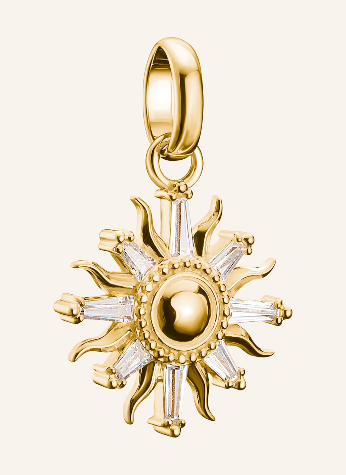 THOMAS SABO Charm-Anhänger: GOLD/ WEISS