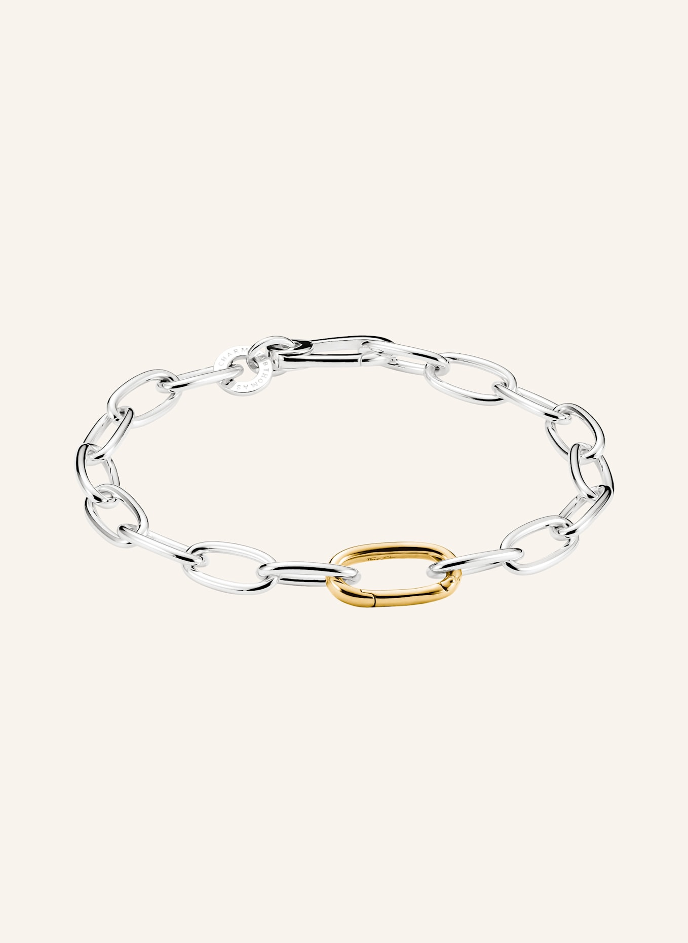 THOMAS SABO Charm-Armband: SILBER/ GOLD