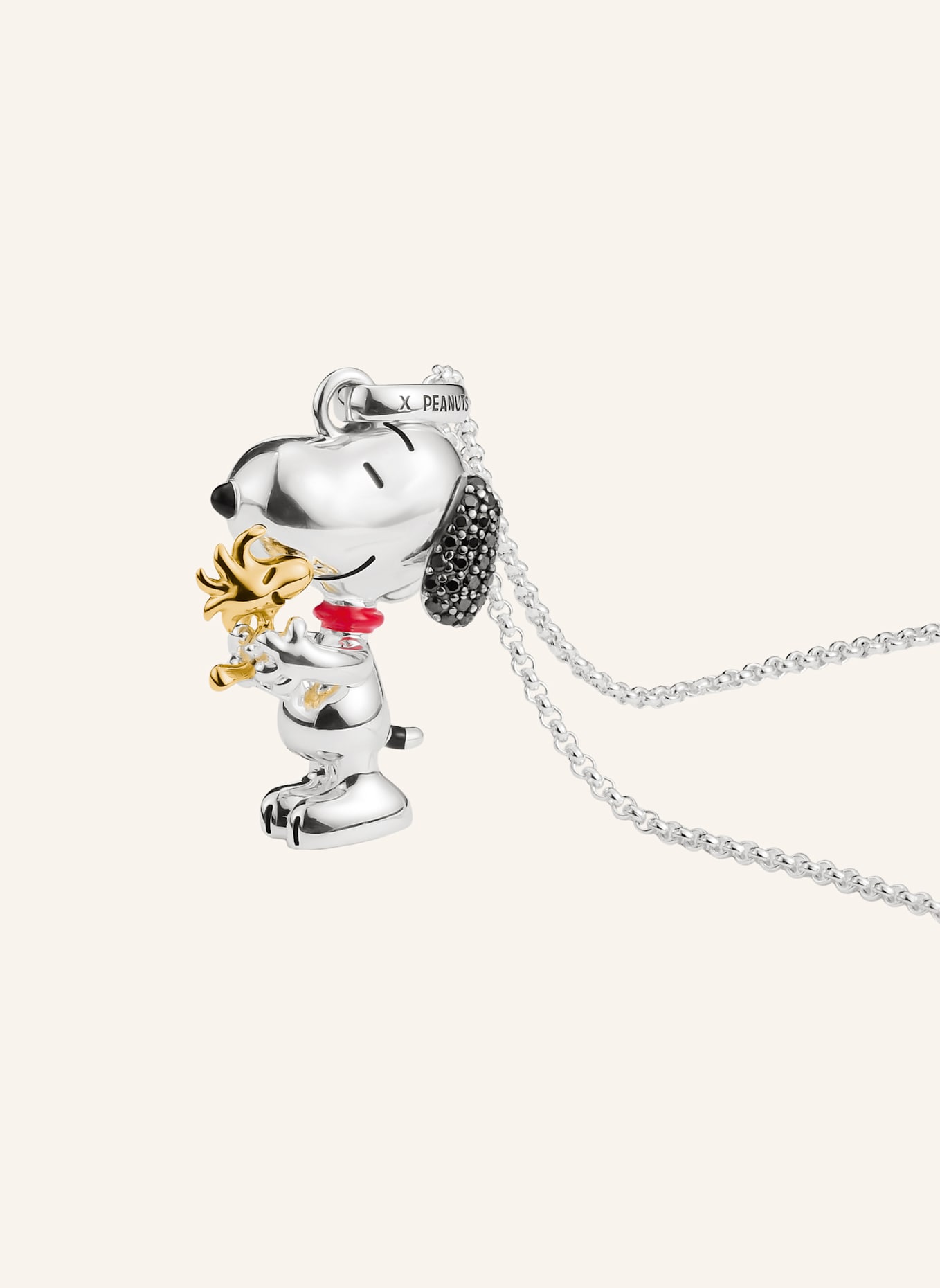 THOMAS SABO Kette: GOLD/ SCHWARZ/ ROT