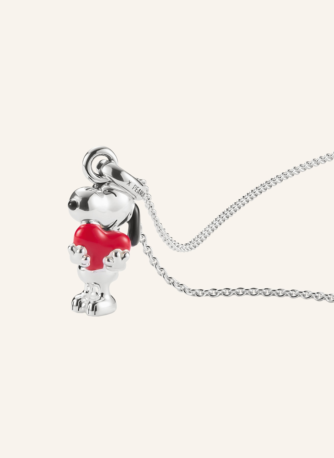 THOMAS SABO Kette: SILBER/ SCHWARZ/ ROT