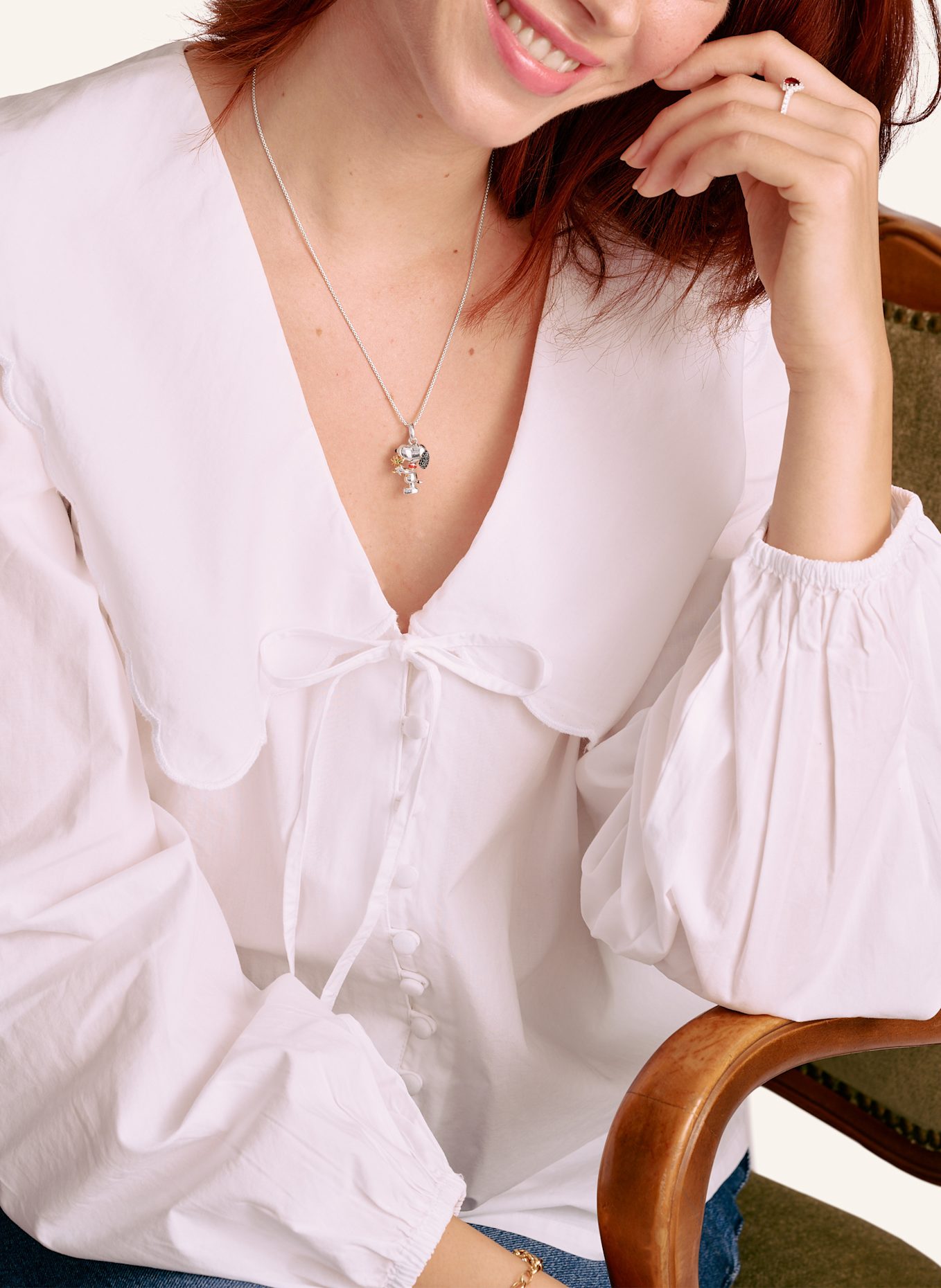 THOMAS SABO Kette: GOLD/ SCHWARZ/ ROT